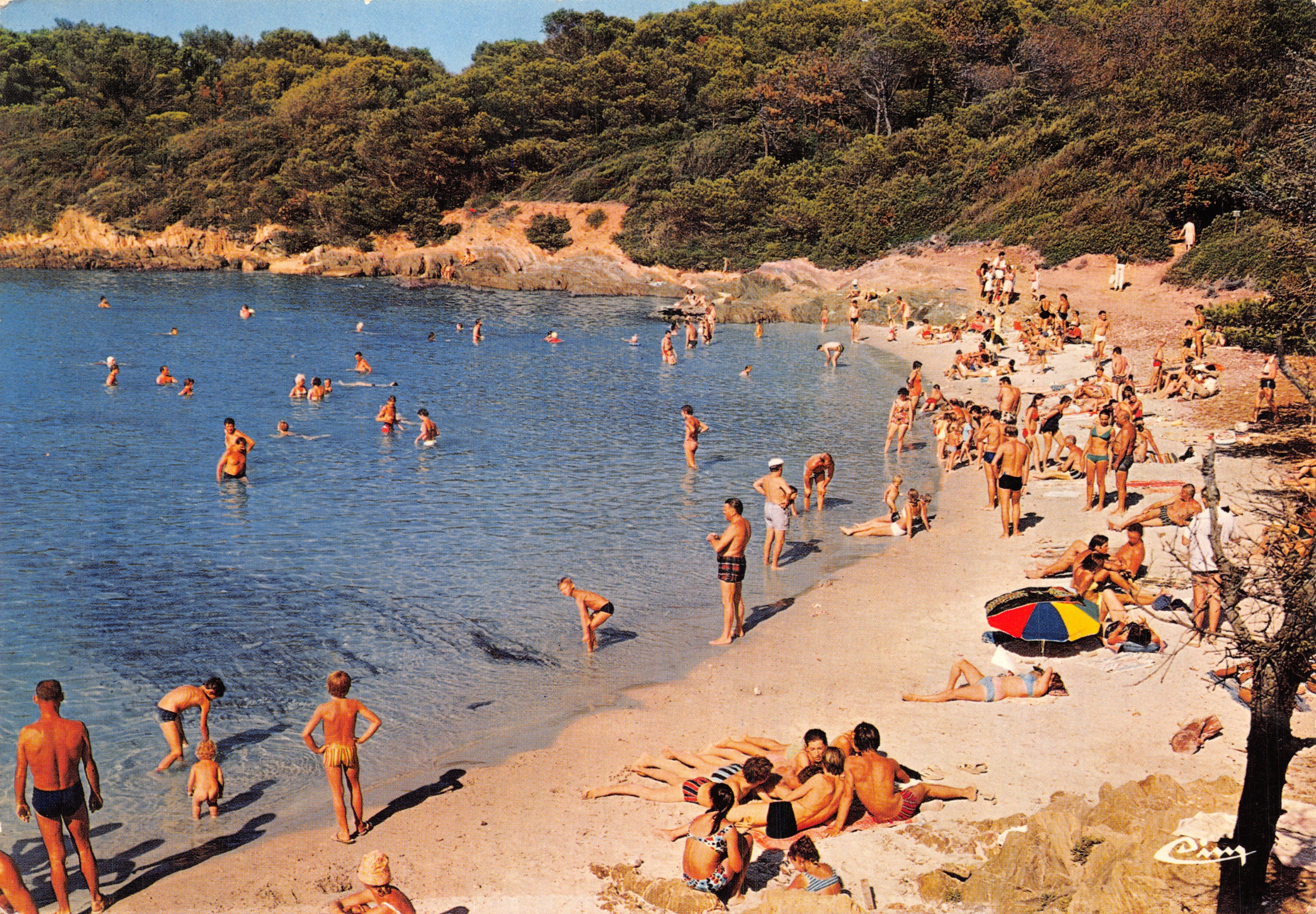 Port-Cros — Playa del Sur — Impresor CIMCOLOR