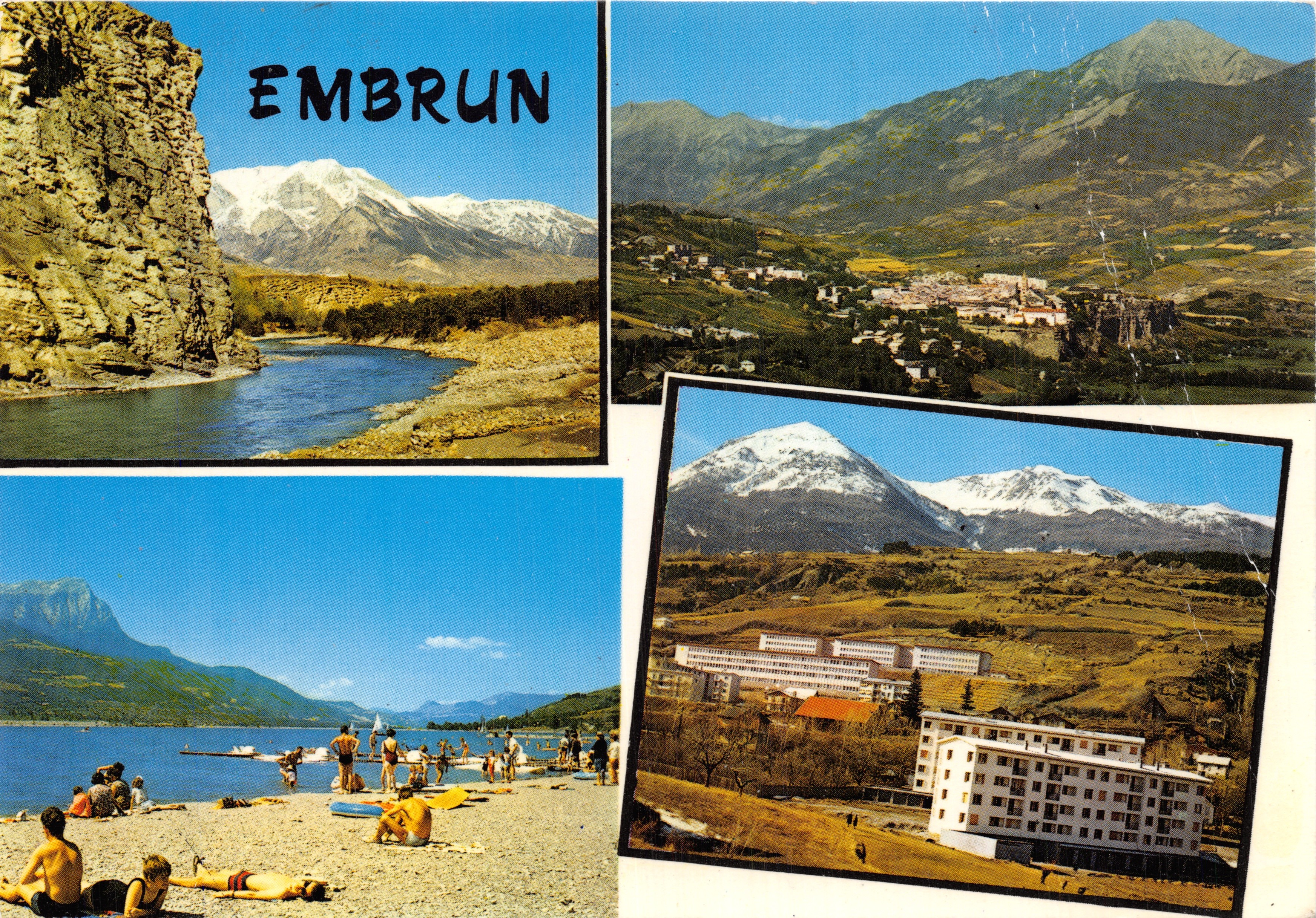 Embrun — vista panorámica y playas — Éditions de l'Économie (Rhône)