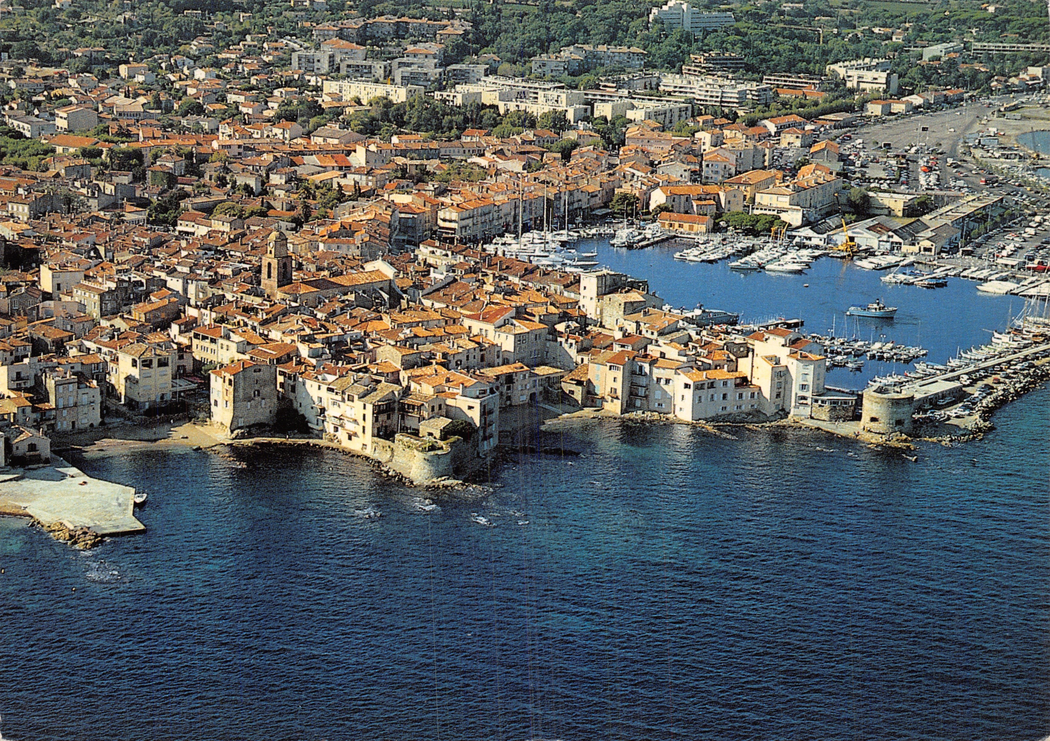 Saint-Tropez — vue aérienne — Editions Azur Riviera n° 83370