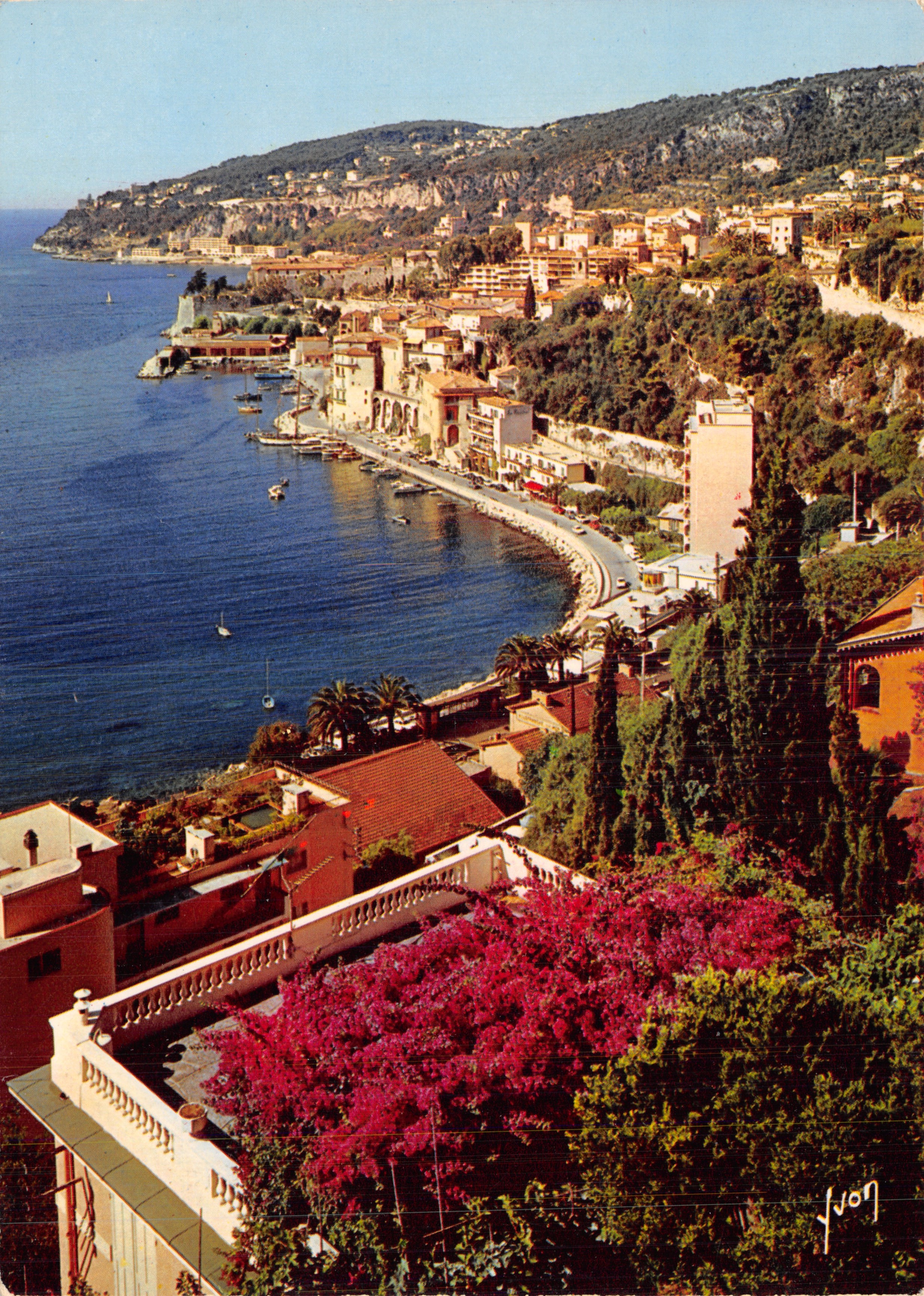 Villefranche-sur-Mer — vista generale e il porto — Éditions d'art Yvon