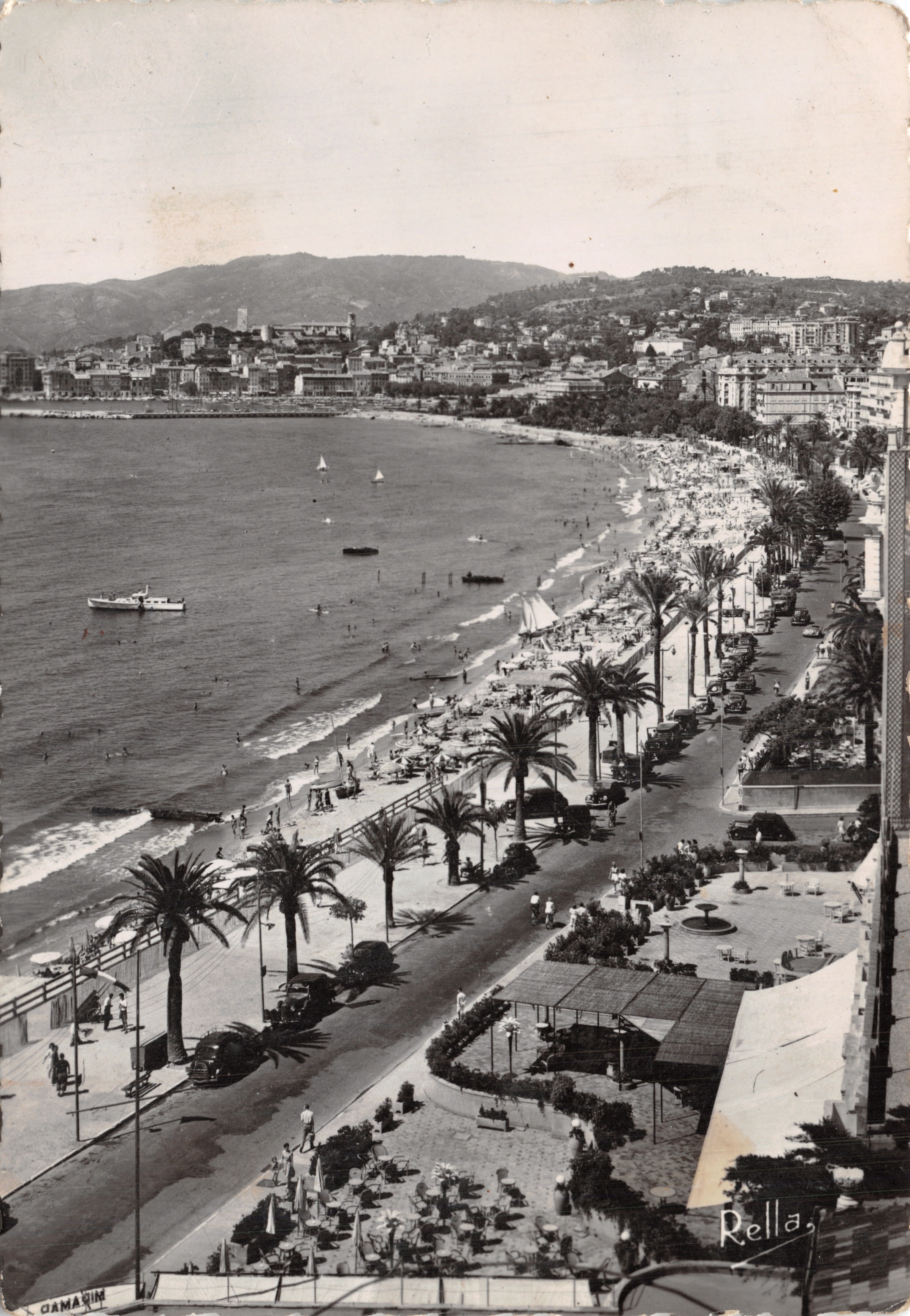La promenade de la Croisette — uitzicht op Cannes — uitgever OAMARIN, n° 35
