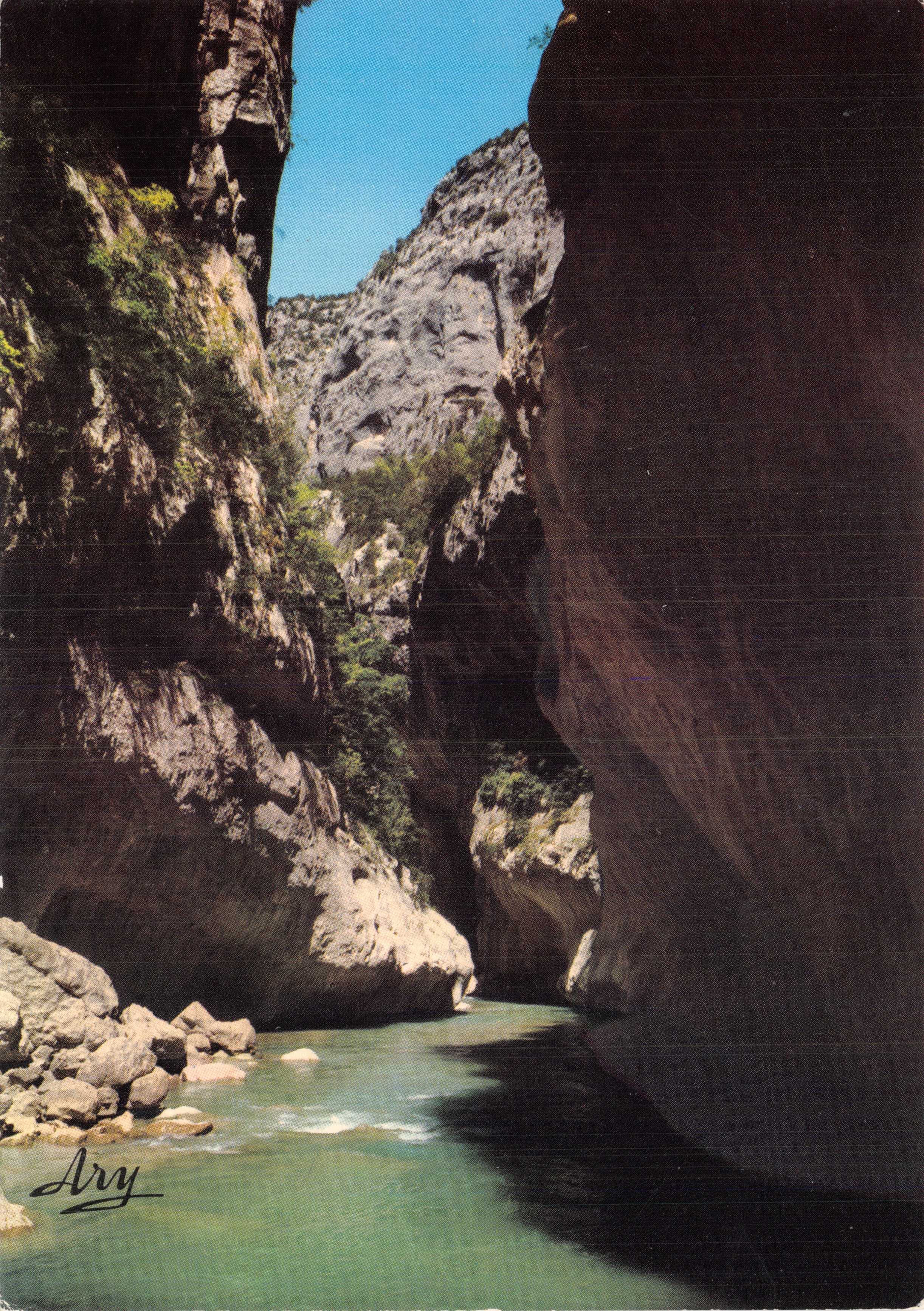 Las Gorges pittorescas del Verdon — La entrada de las Ralingues — Edición TARDY