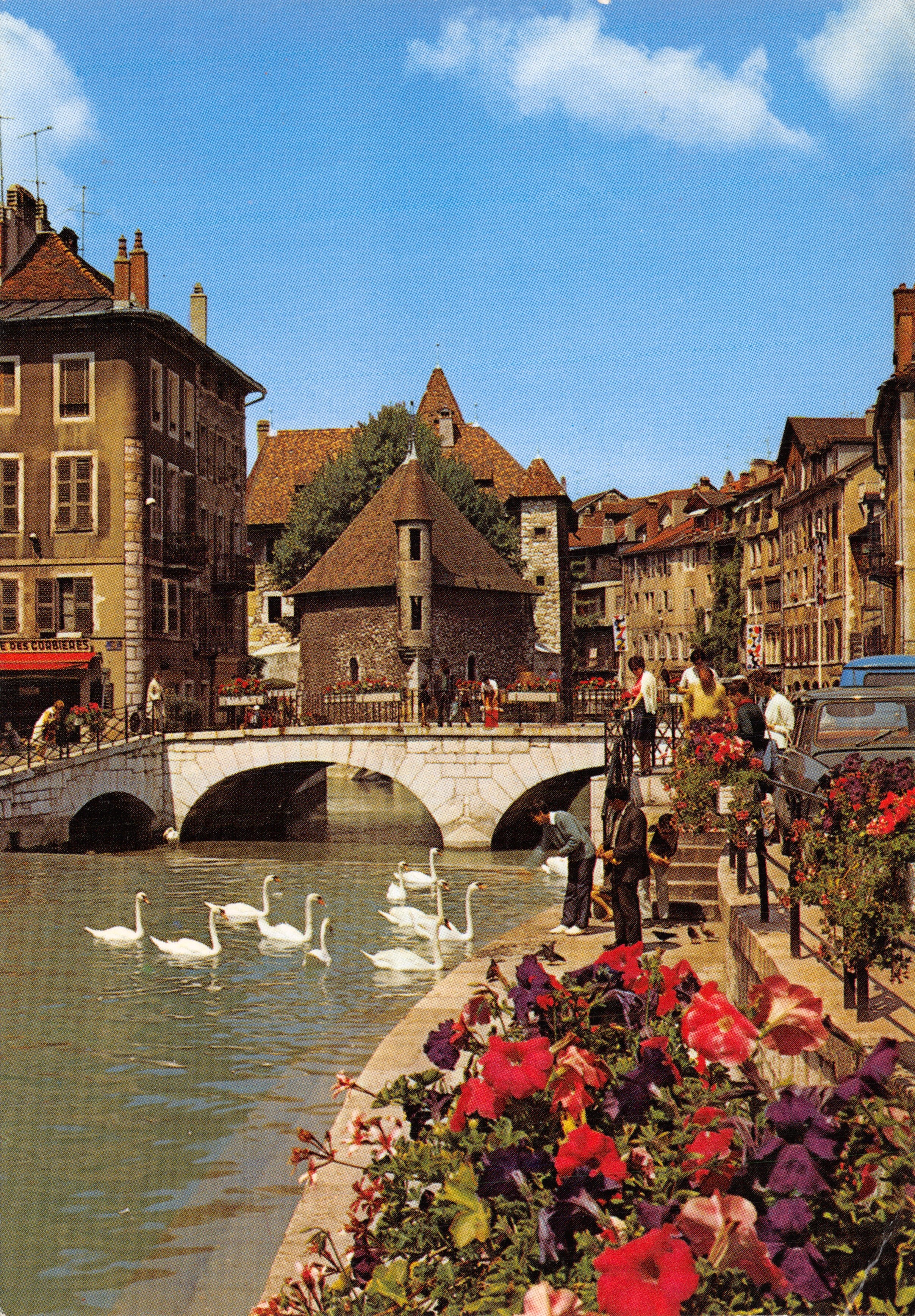 Annecy — Die alten Viertel. Der Thiou-Kanal und das Schloss der Insel — Verlag Carte de Qualité, n° 3976