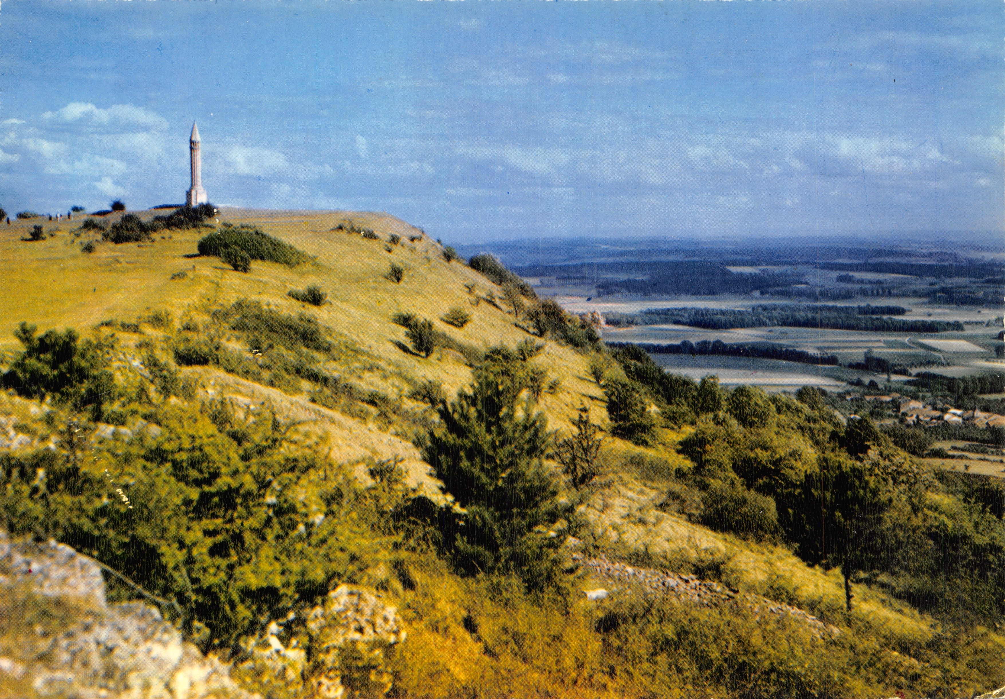 Saxon-Sion (M.-et-M.) — el monumento Maurice-Barrès — editor Combier Imprimeur Mâcon