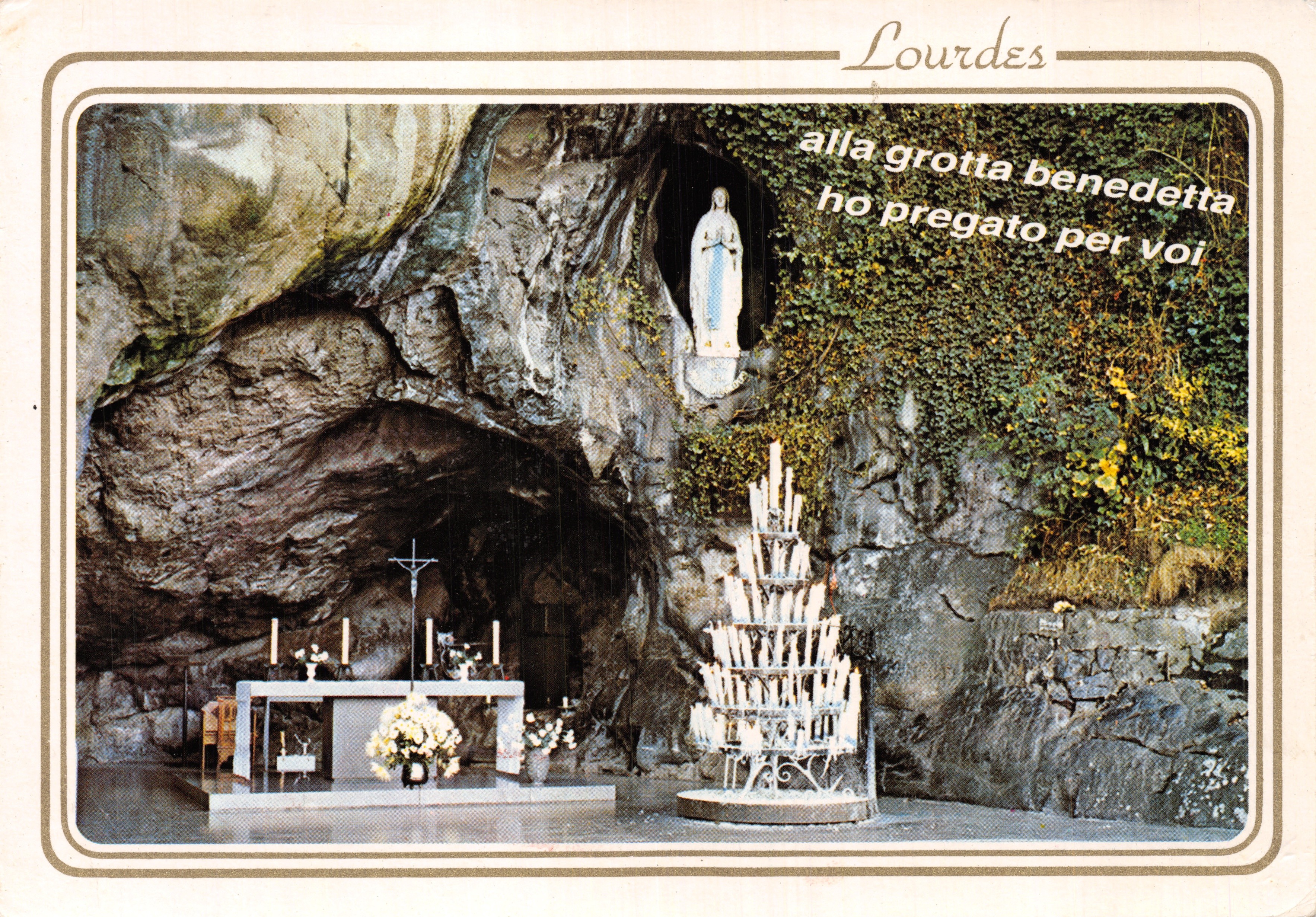 Lourdes — Grotte des Apparitions — Ets P. CLAVERIE