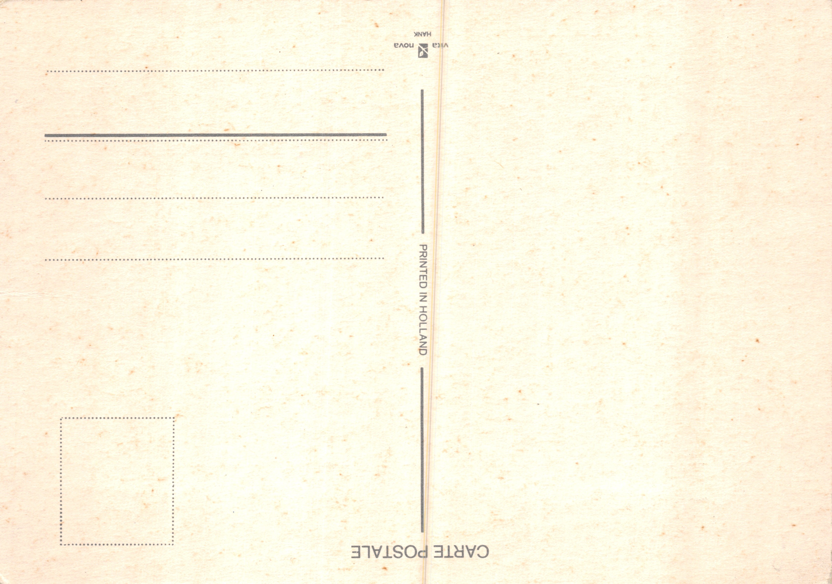 Sylvia e Sylvester — scena cinematografica in studio — Warner Bros — Verso