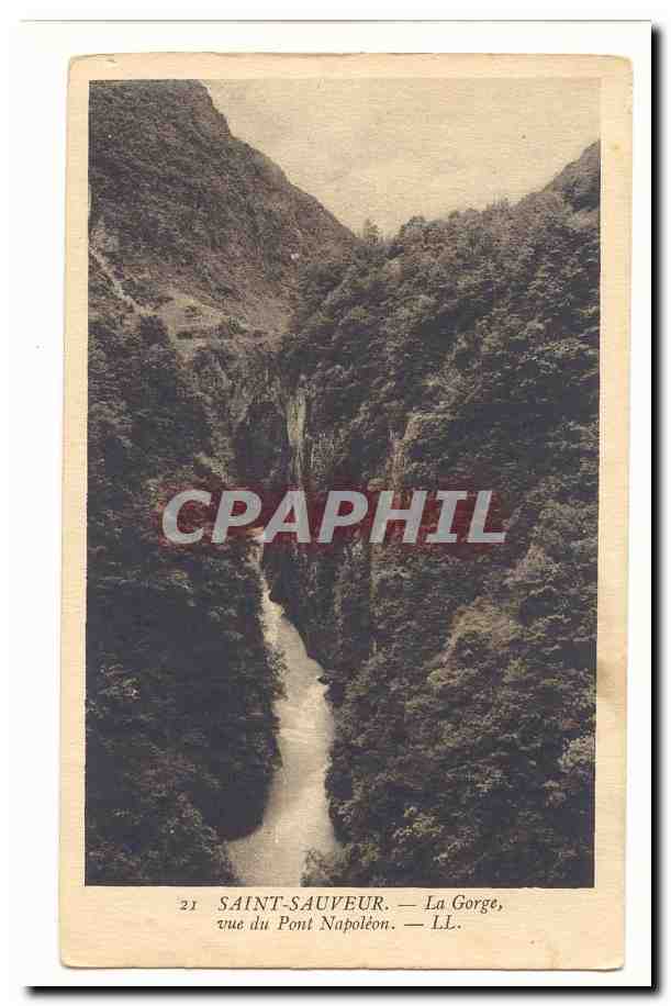 Saint-Sauveur — La Gorge, vue du Pont Napoléon — LL.