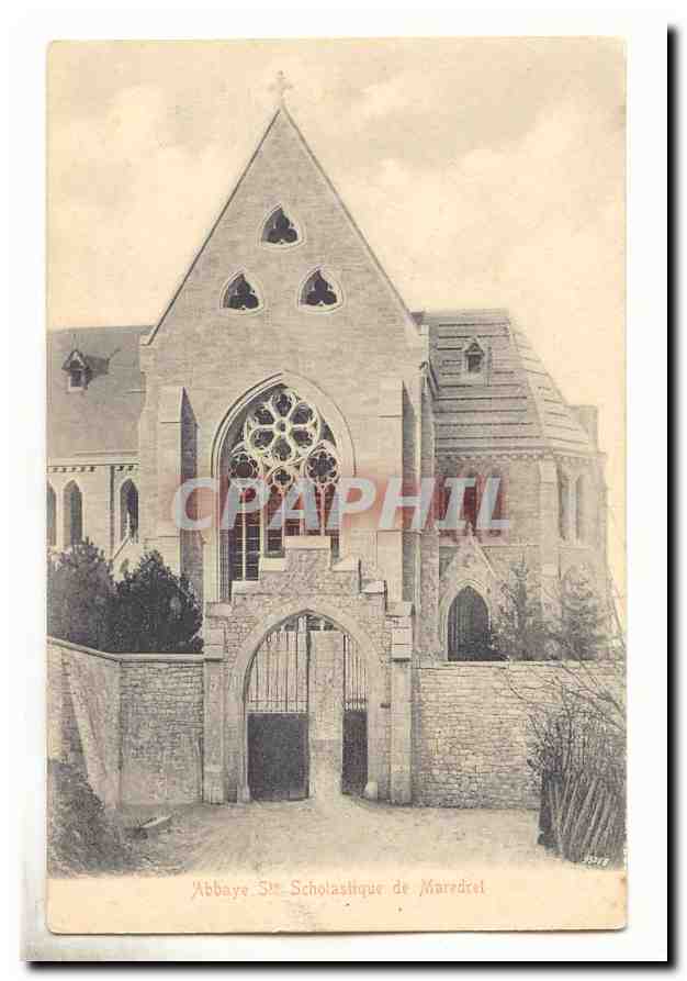 Belgique CPA Abbaye de Ste Scholastique de Maredrel