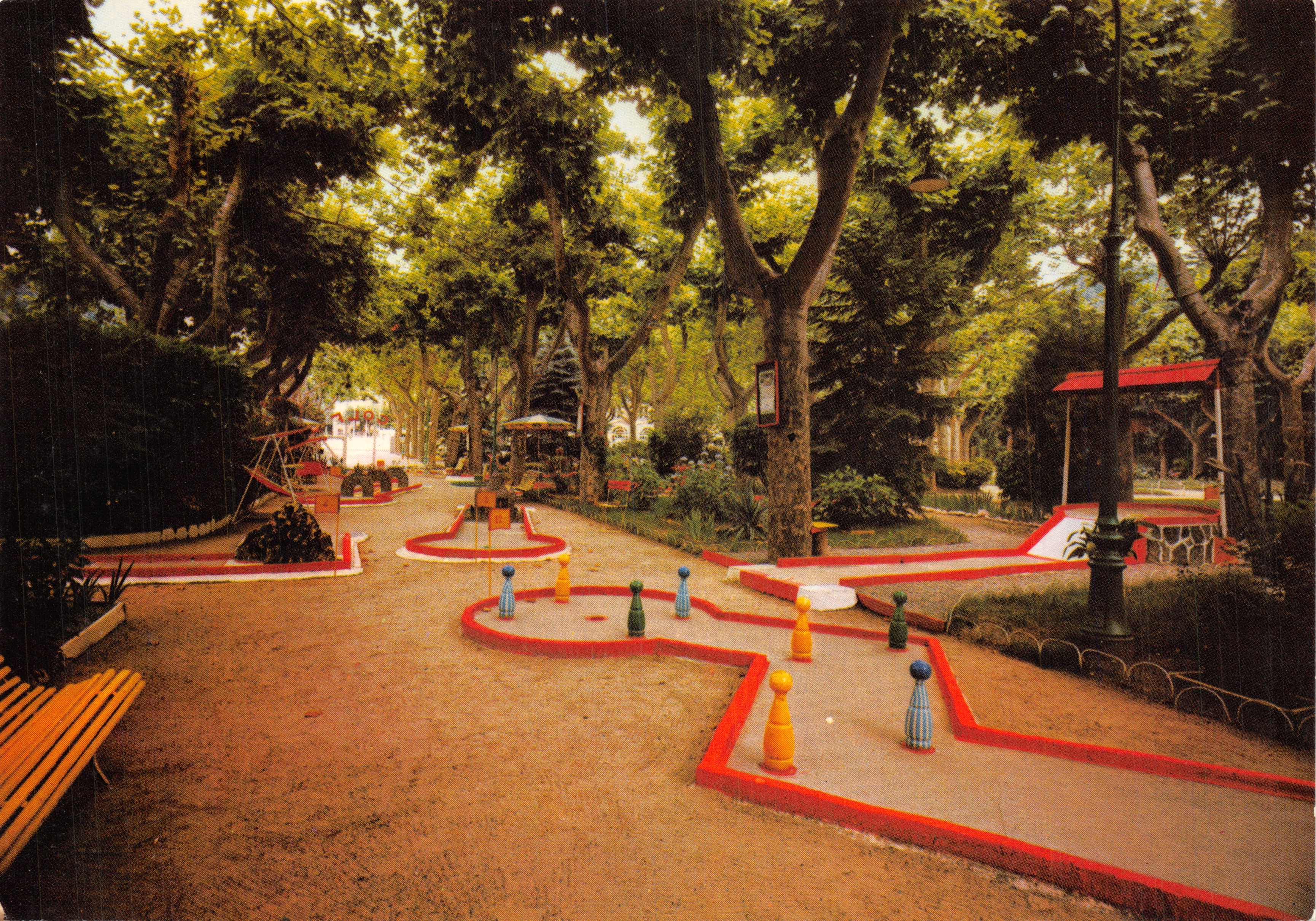 Parque del Casino — campo de minigolf — editor Ed. J. Cellard