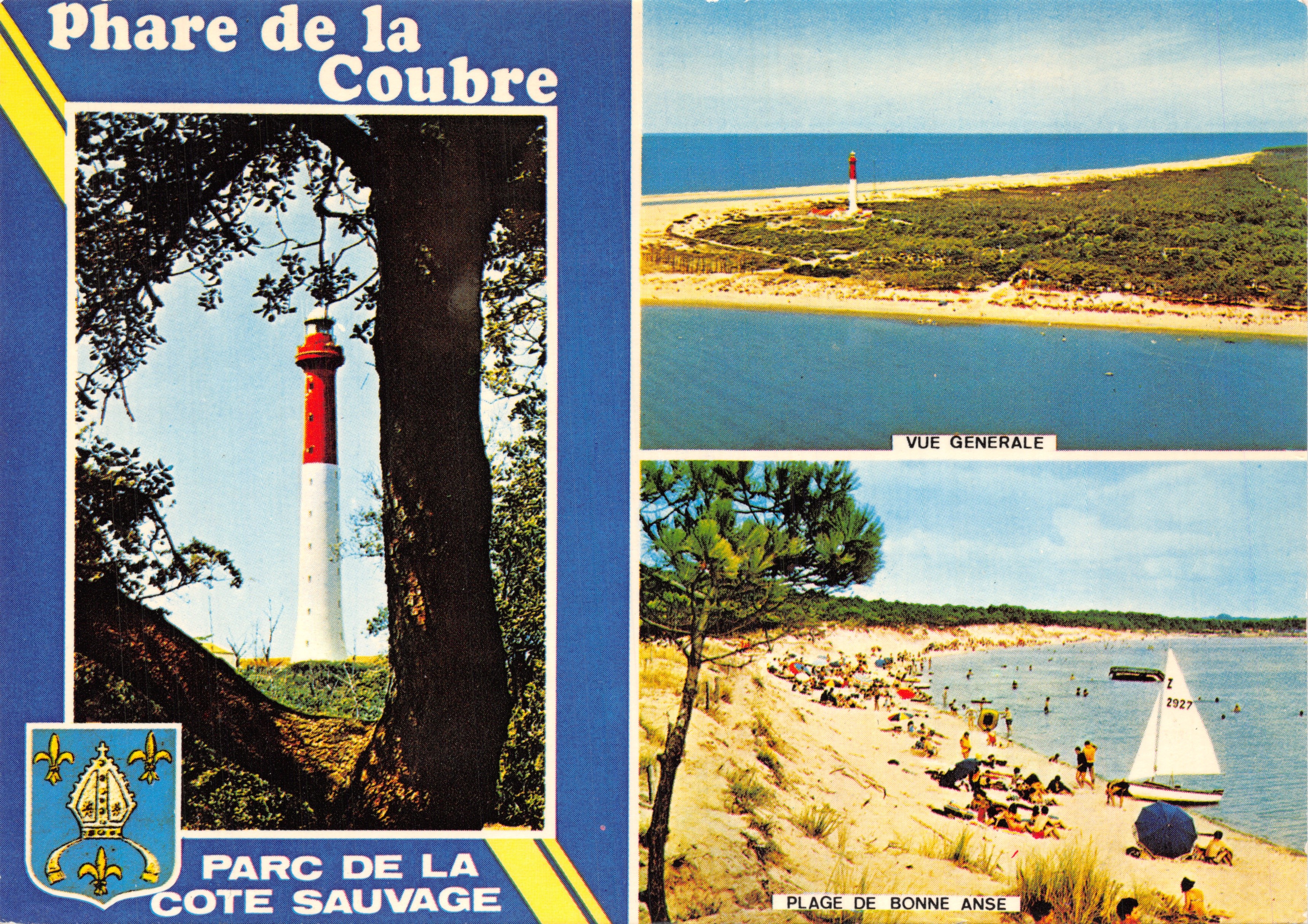 Farol de Coubre — vista general y playa de Bonne Anse — editor ARTAUD Éditeurs