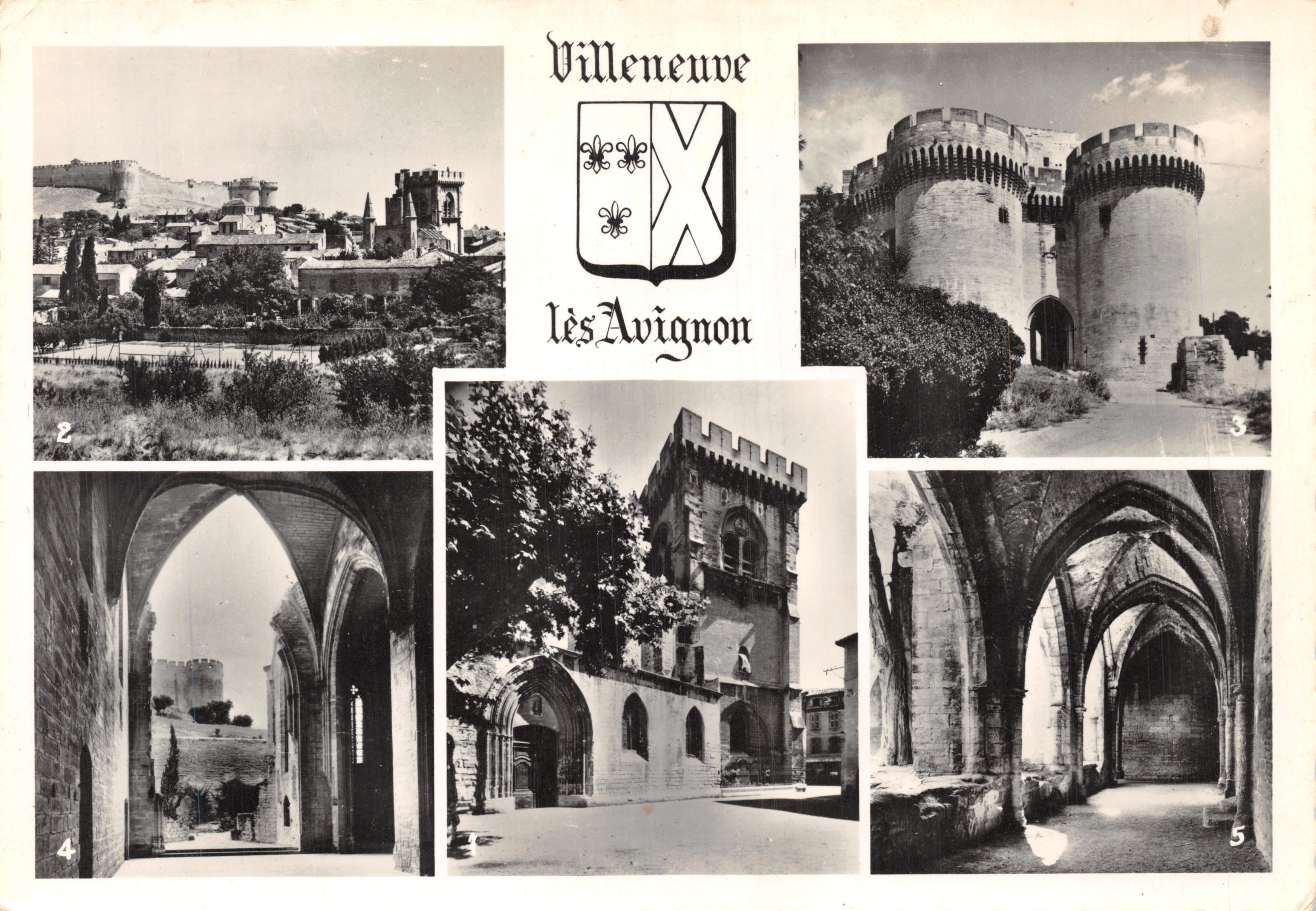 Villeneuve-lès-Avignon — Panoramablick und historische Stätten — Éditions de Luxe, Paris