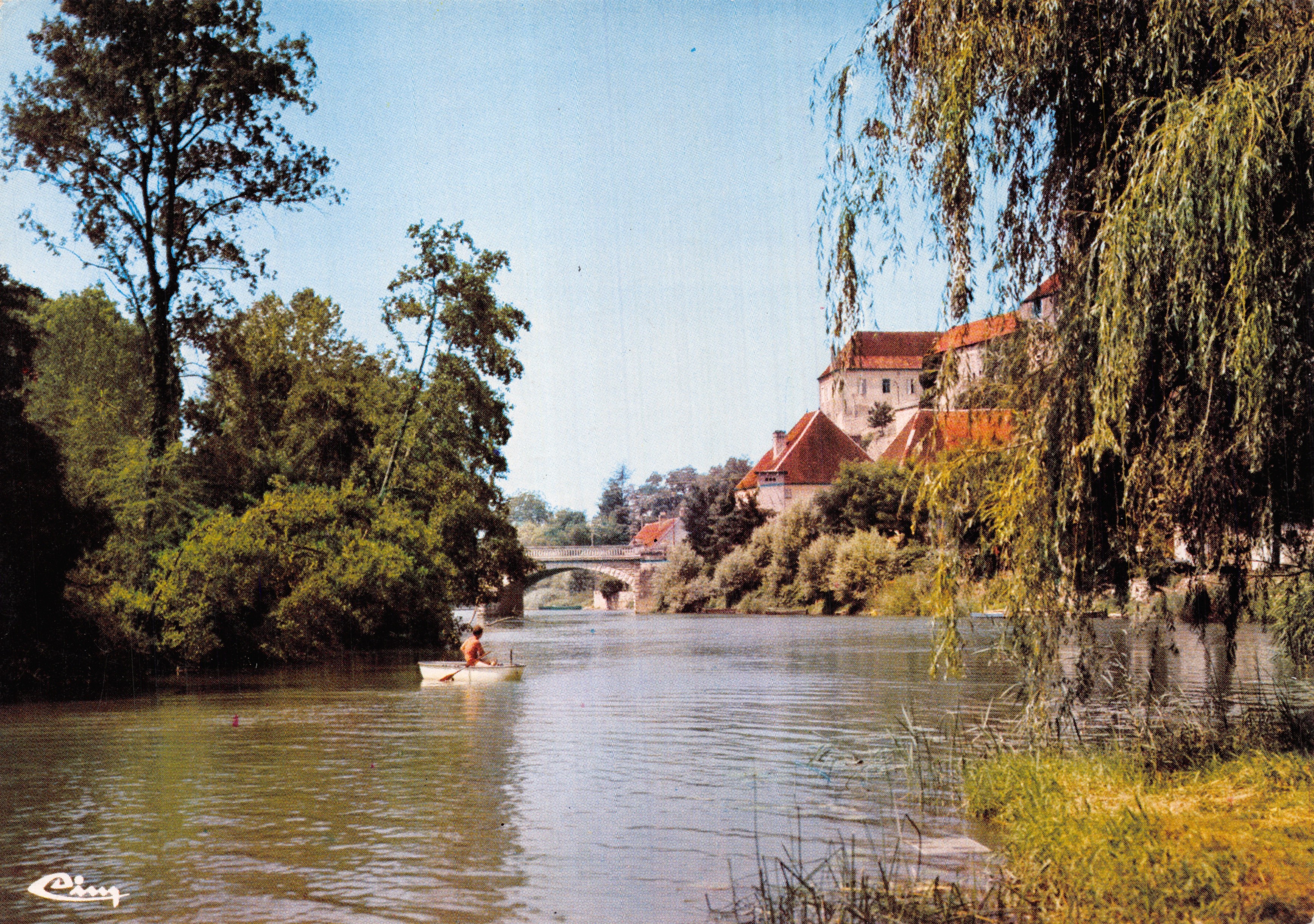 PESMES (Hte-Saône) — Valley of the Ognon and castle — Editions & Impressions COMBIEUR