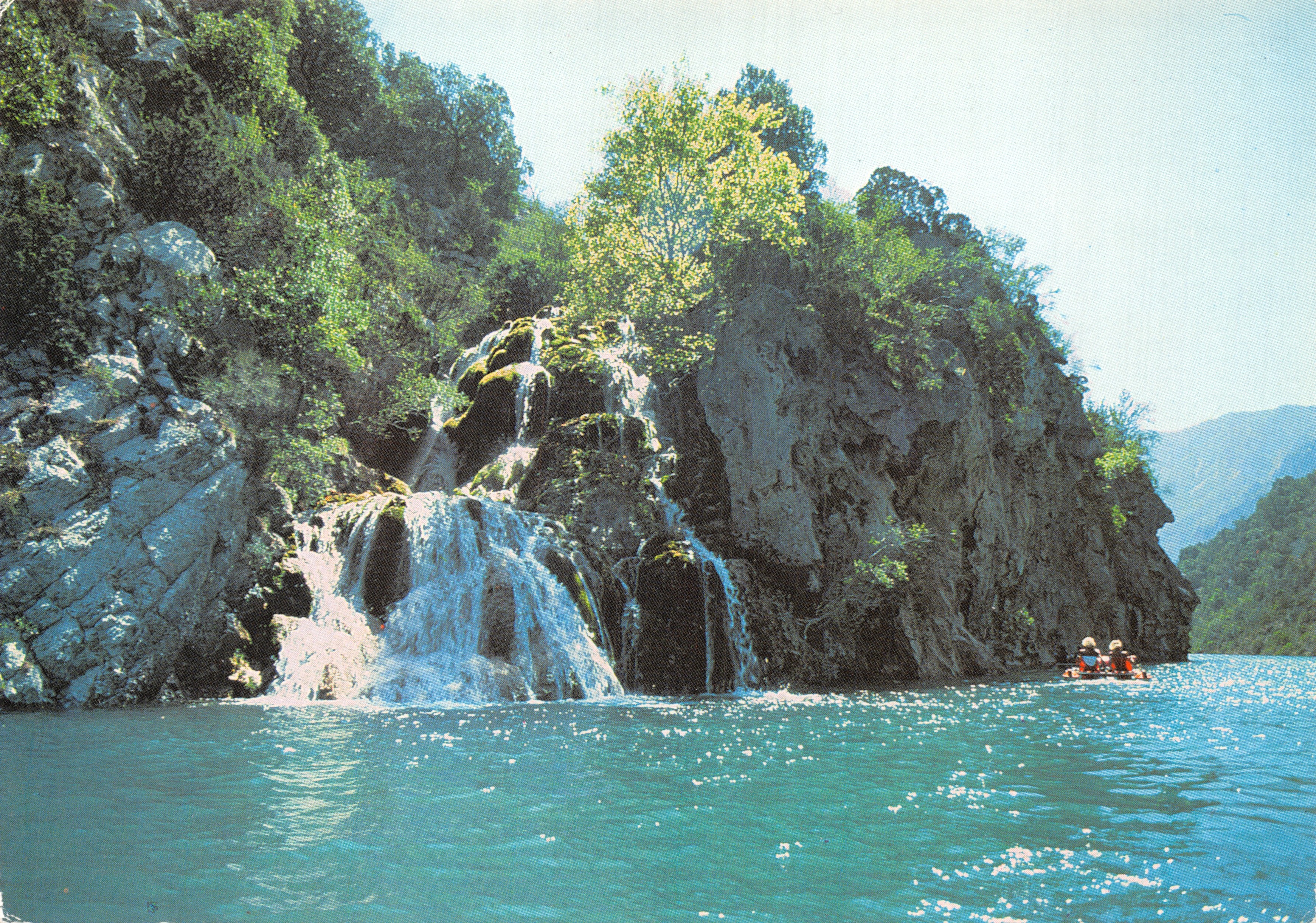 Die Gorges du Verdon — Ausgang des Grand Canyon zum See Sainte-Croix — Verlag IMPRIMÉ SUR LA CARTE EA 177