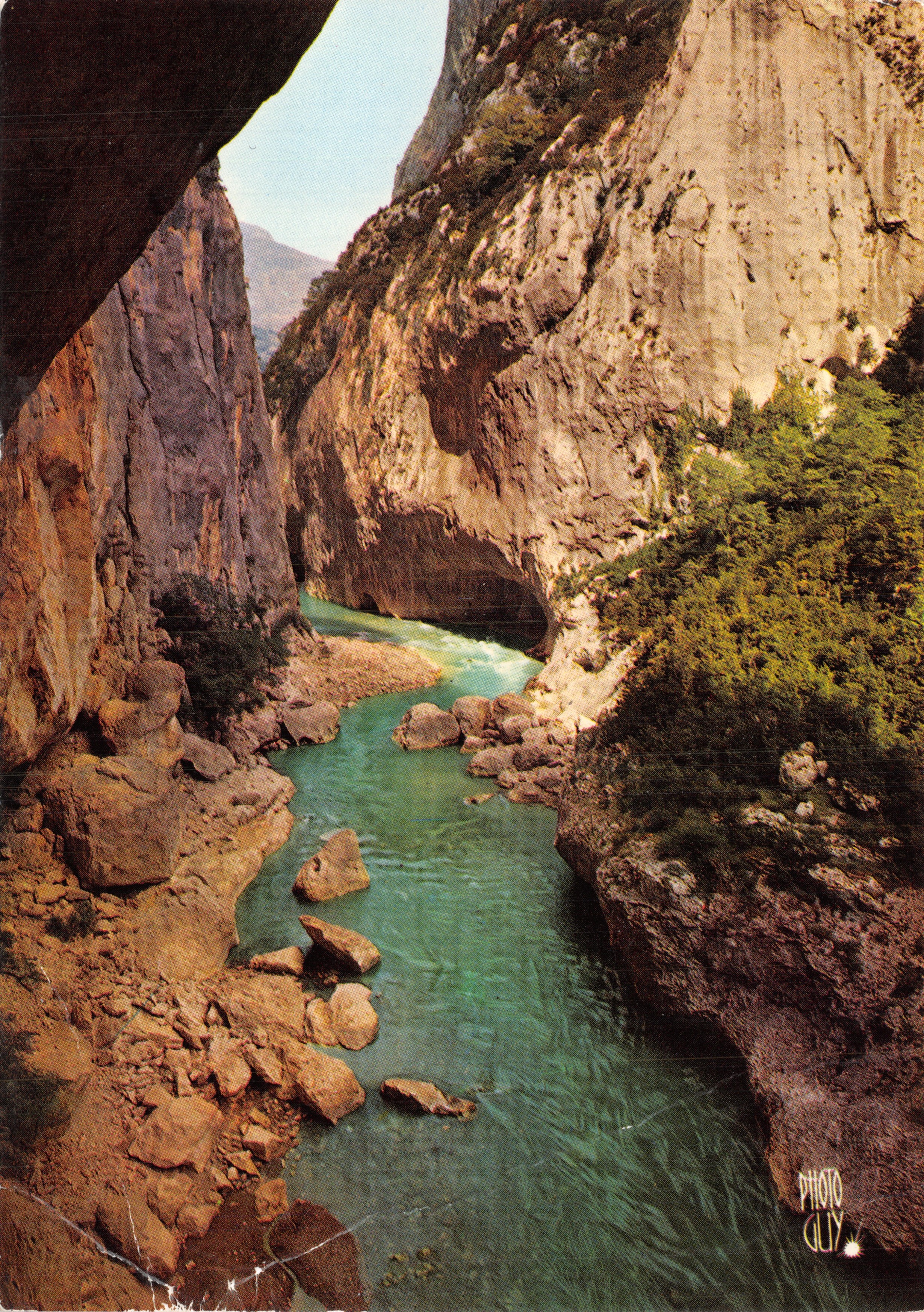 Gorges du Verdon — Uitzicht vanaf la Beaume aux Pigeons — Editions Gambetta, H. 54