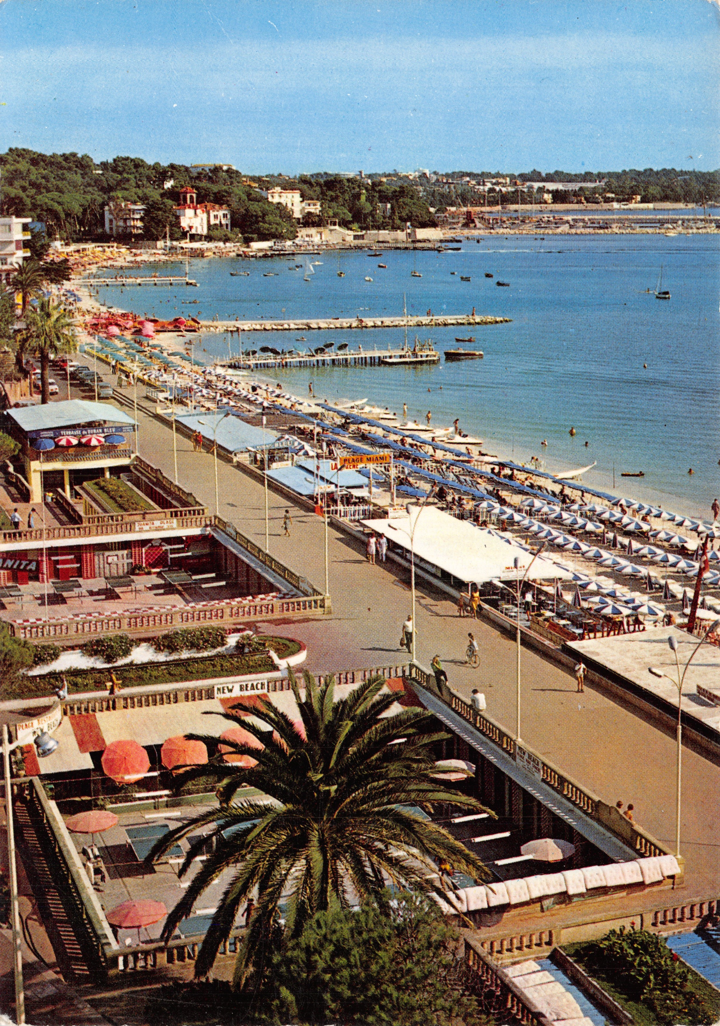 Juan-les-Pins — La Promenade e le spiagge — Edizioni S.E.P.T. - NICE