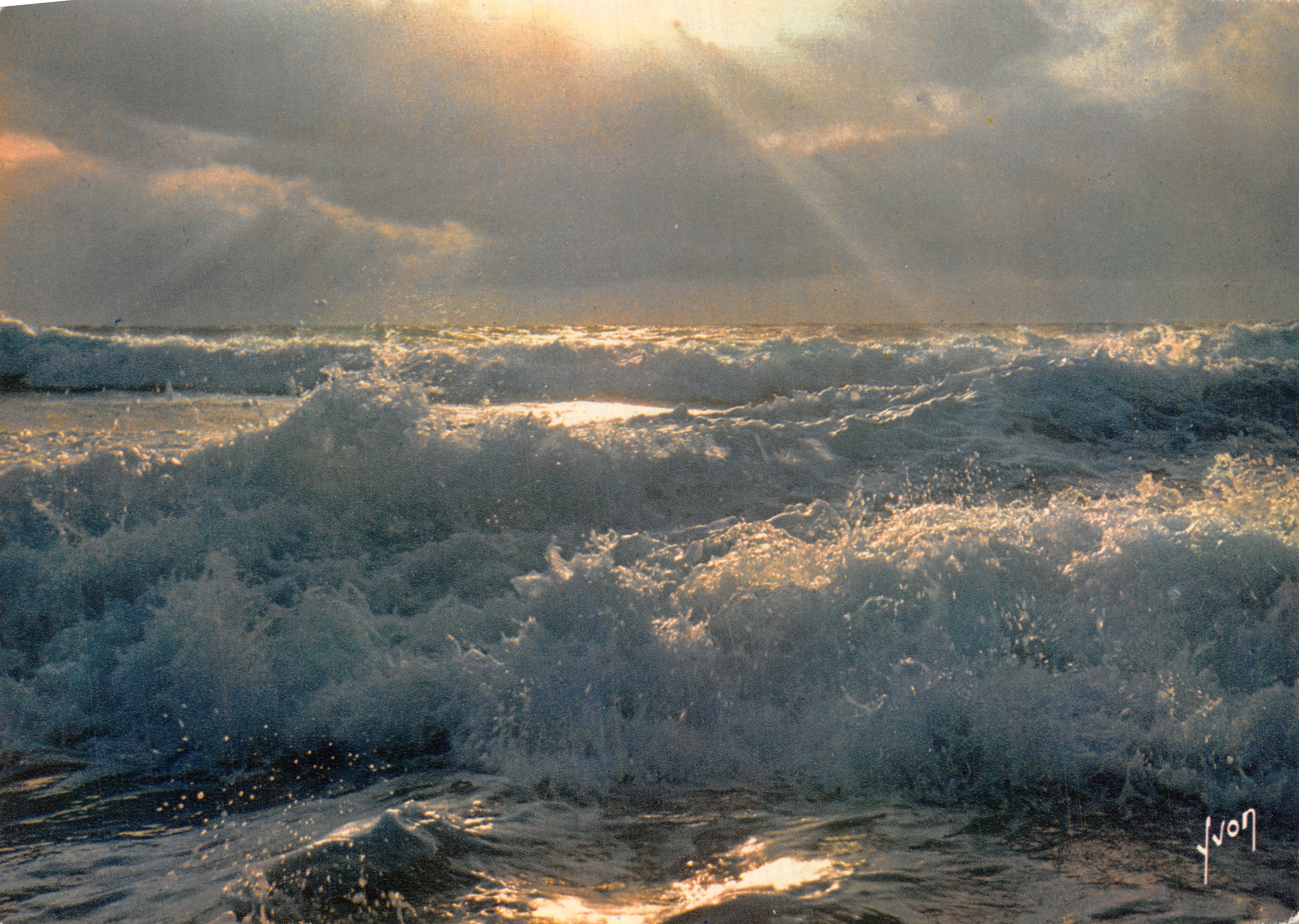 Zonsondergang over zee — Royan, Midi-Atlantique — Éditions d'art Yvon
