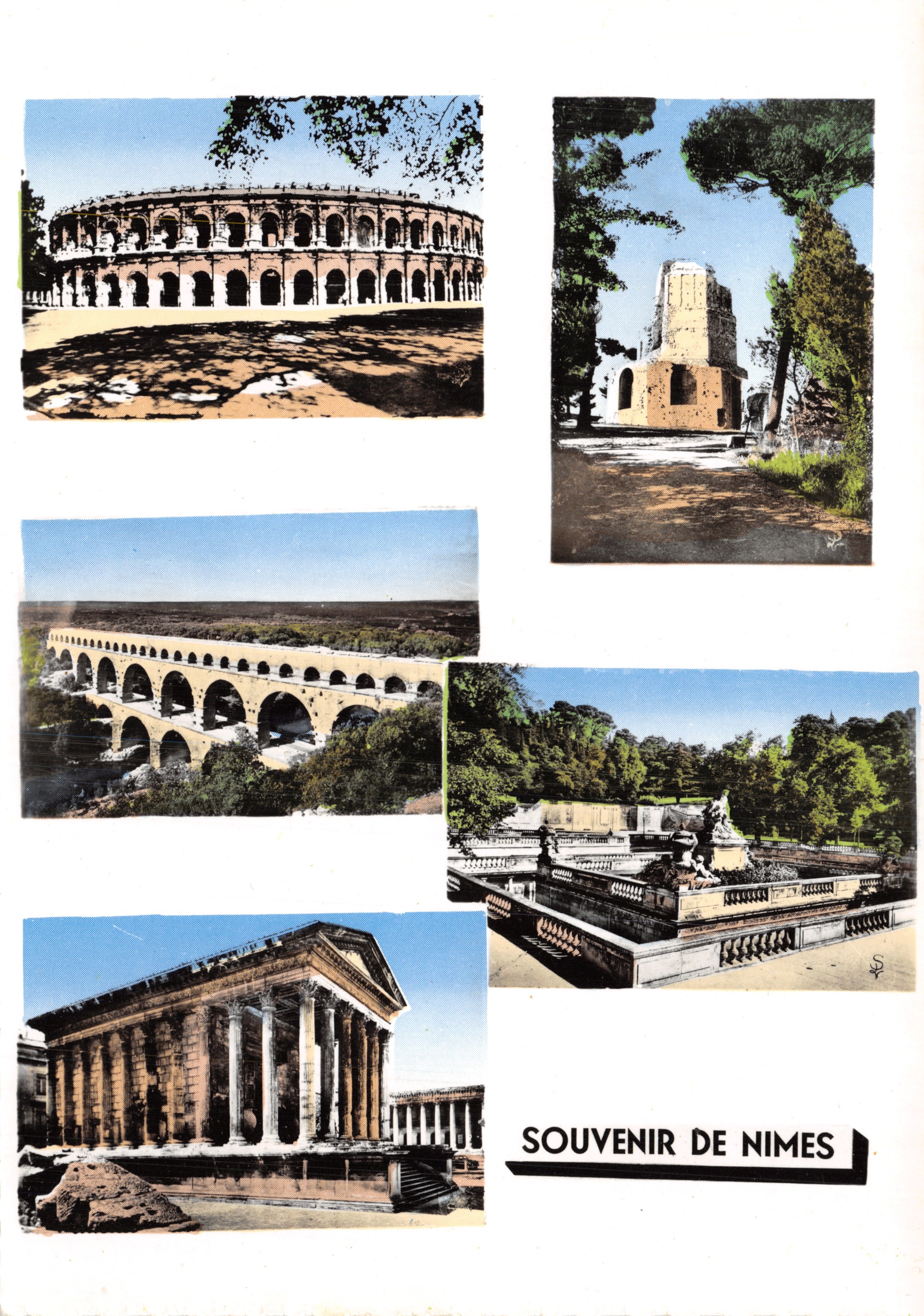 Nîmes — Souvenir de Nîmes — Éditions des Frères Lumière, Lyon