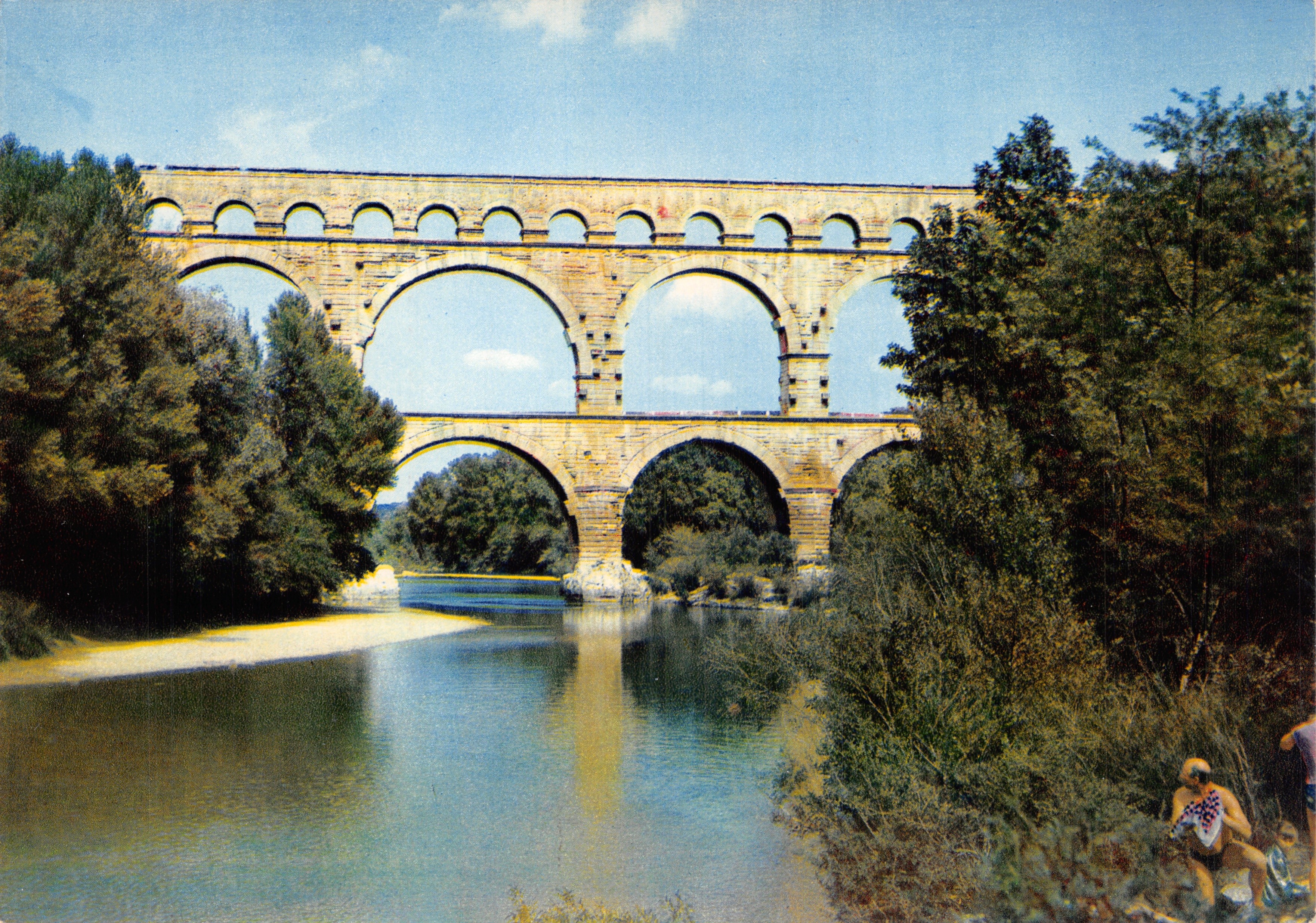 Il Pont du Gard — acquedotto romano sul Gardon — editore COMBIBIER IMP. MACON