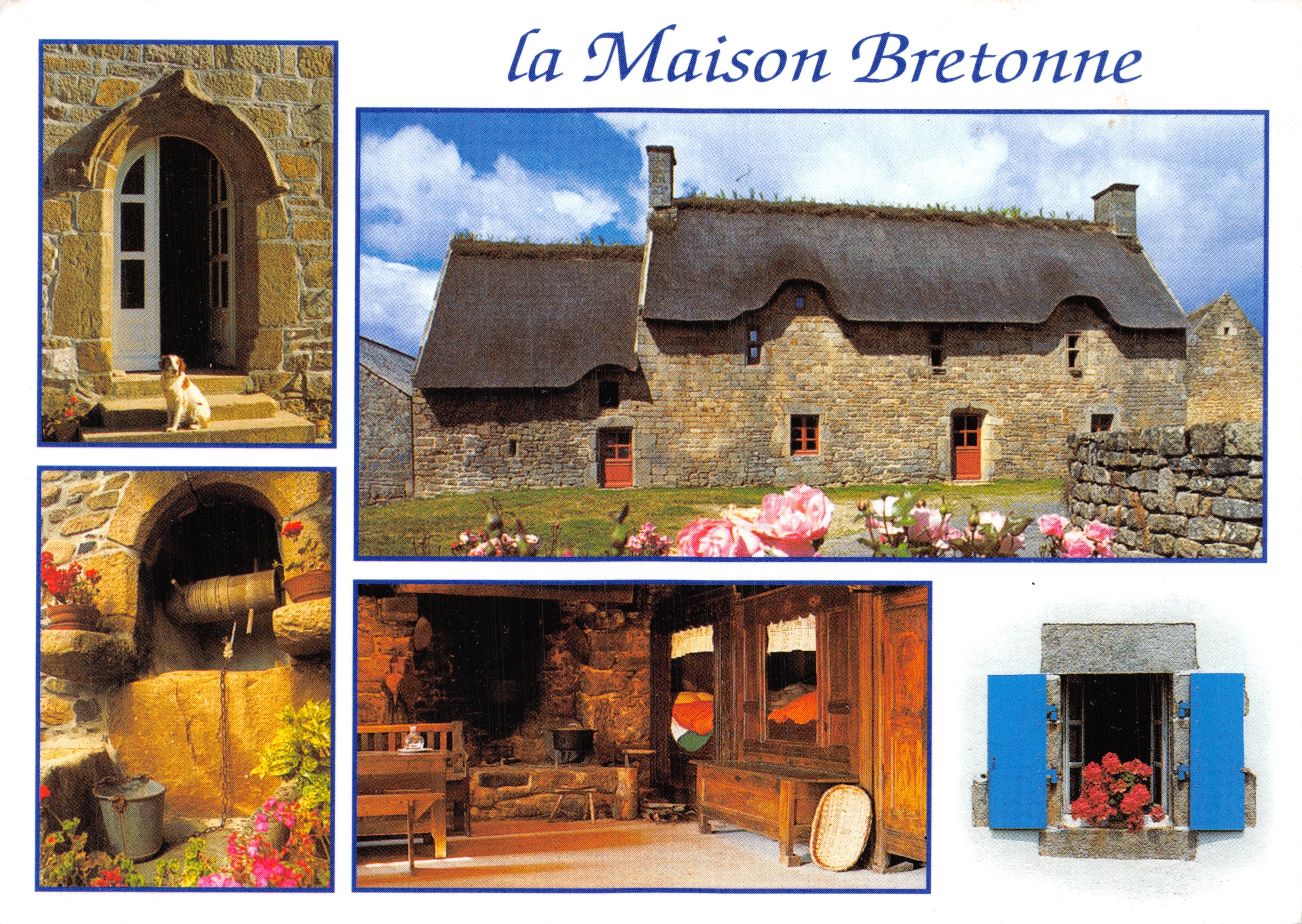 La Maison Bretonne — vue intérieure de l'Ecomusée de Saint-Dégan — éditeur : La maison bretonne (vue intérieure : Ecomusée de Saint Dégan).