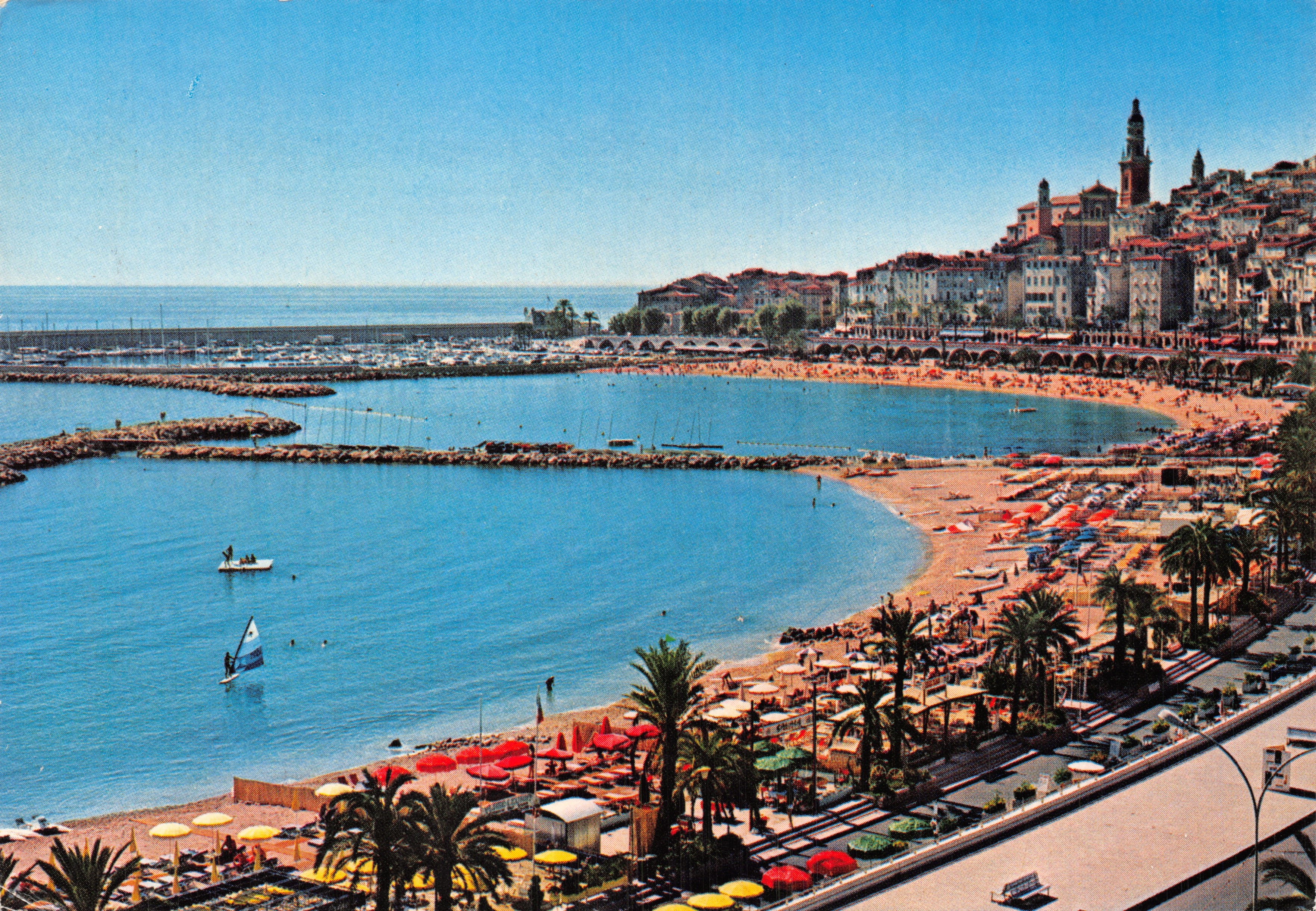Menton - Côte d'Azur — De nieuwe stranden — uitgever Mer Soleil, n° PM25