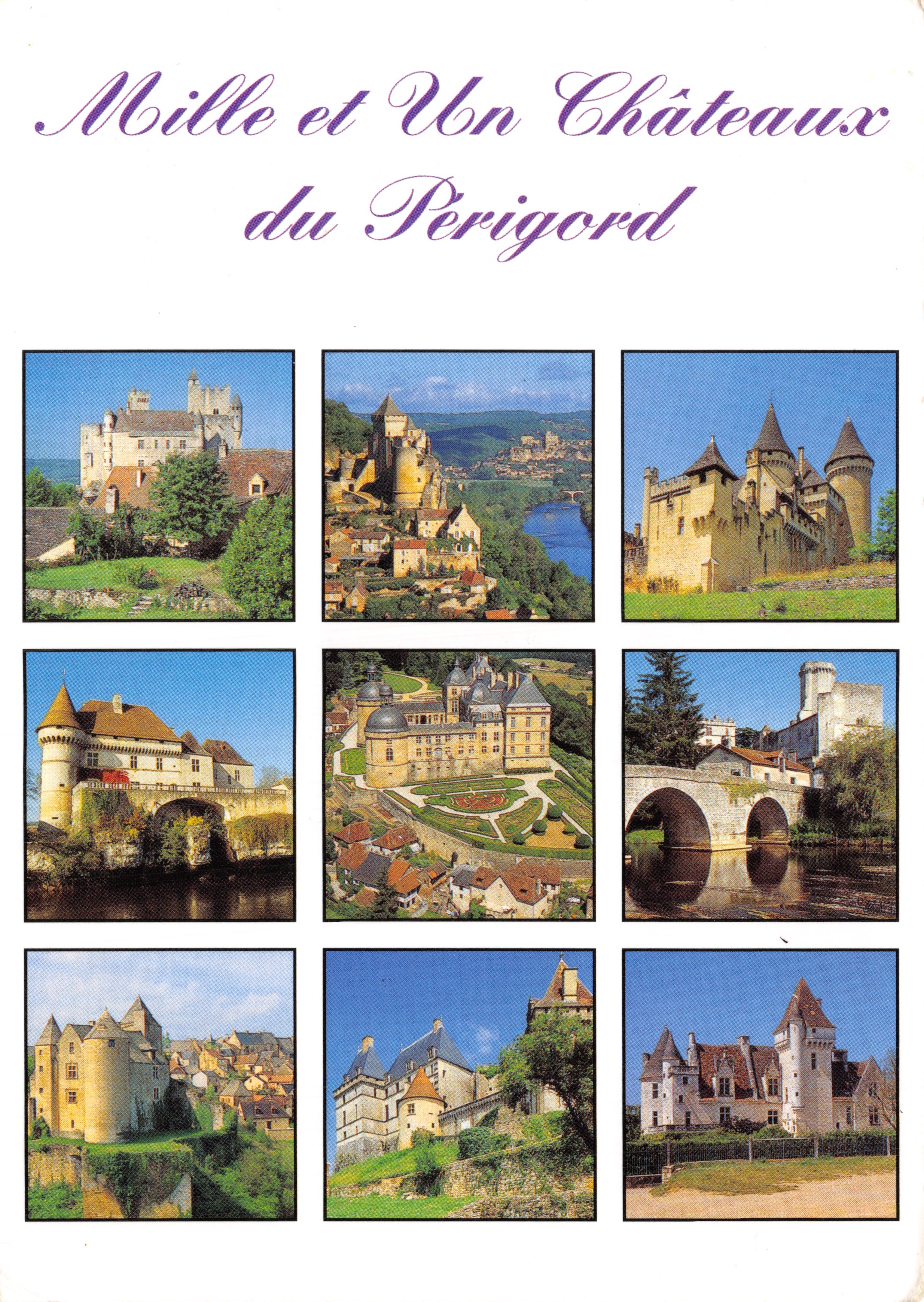 Mille et Un Châteaux du Périgord — Collection de neuf châteaux — Éditions RENÉ, n° 4133