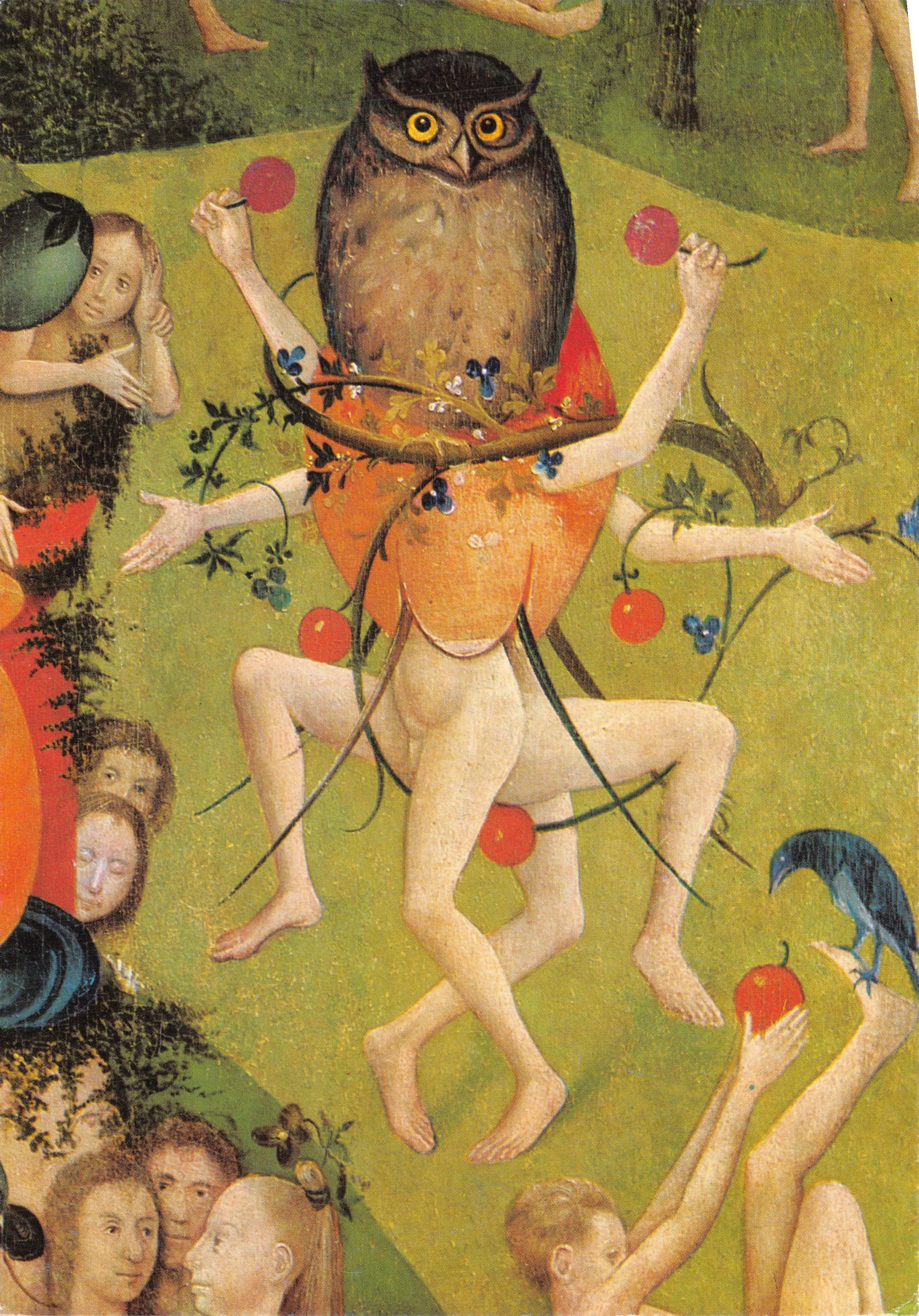 Le Jardin des Délices — détail du diable hibou — éditeur Fotilex
