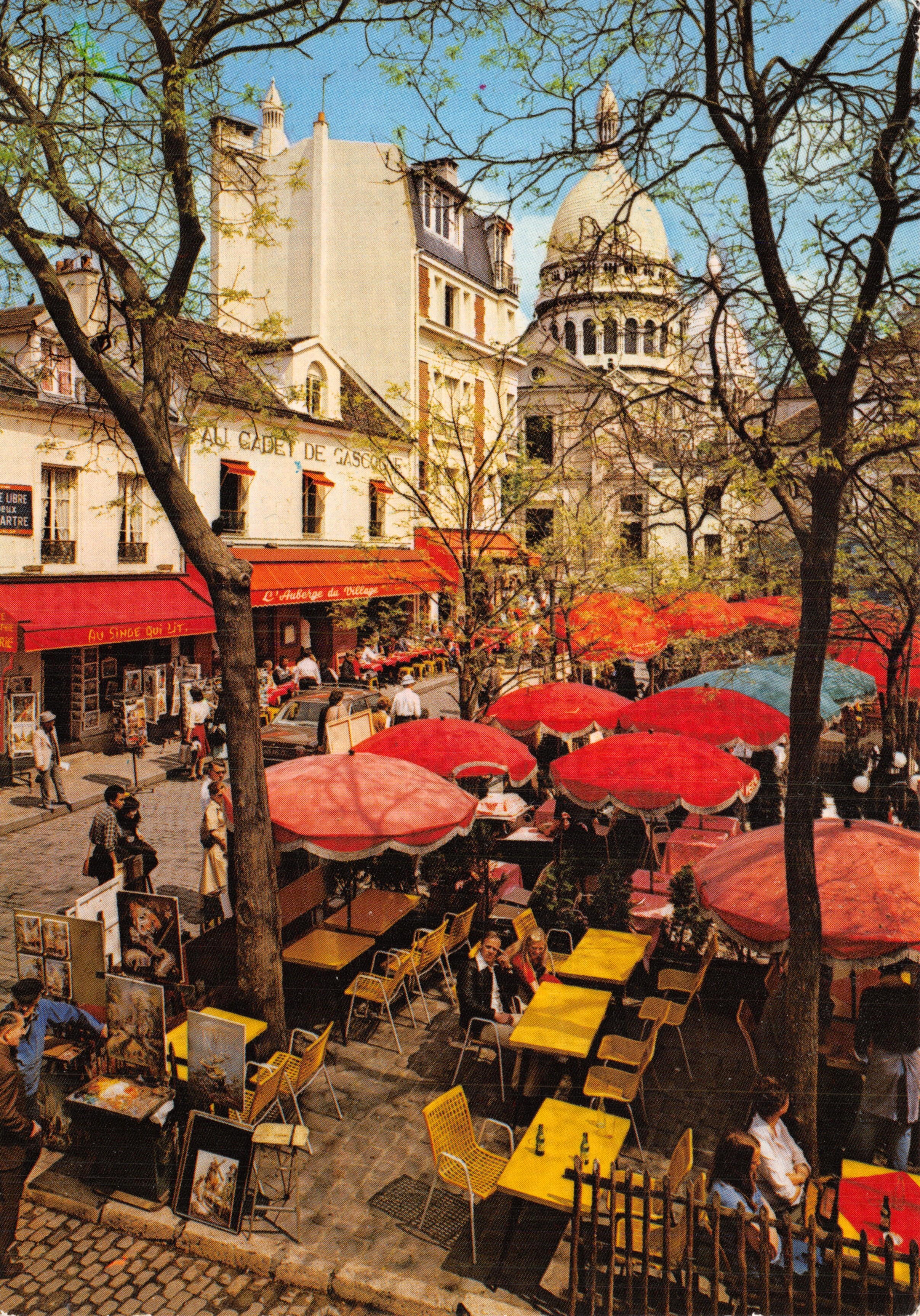 Place du Tertre — Montmartre — Foto Rolf WALTER — Éditions LYNA PARIS