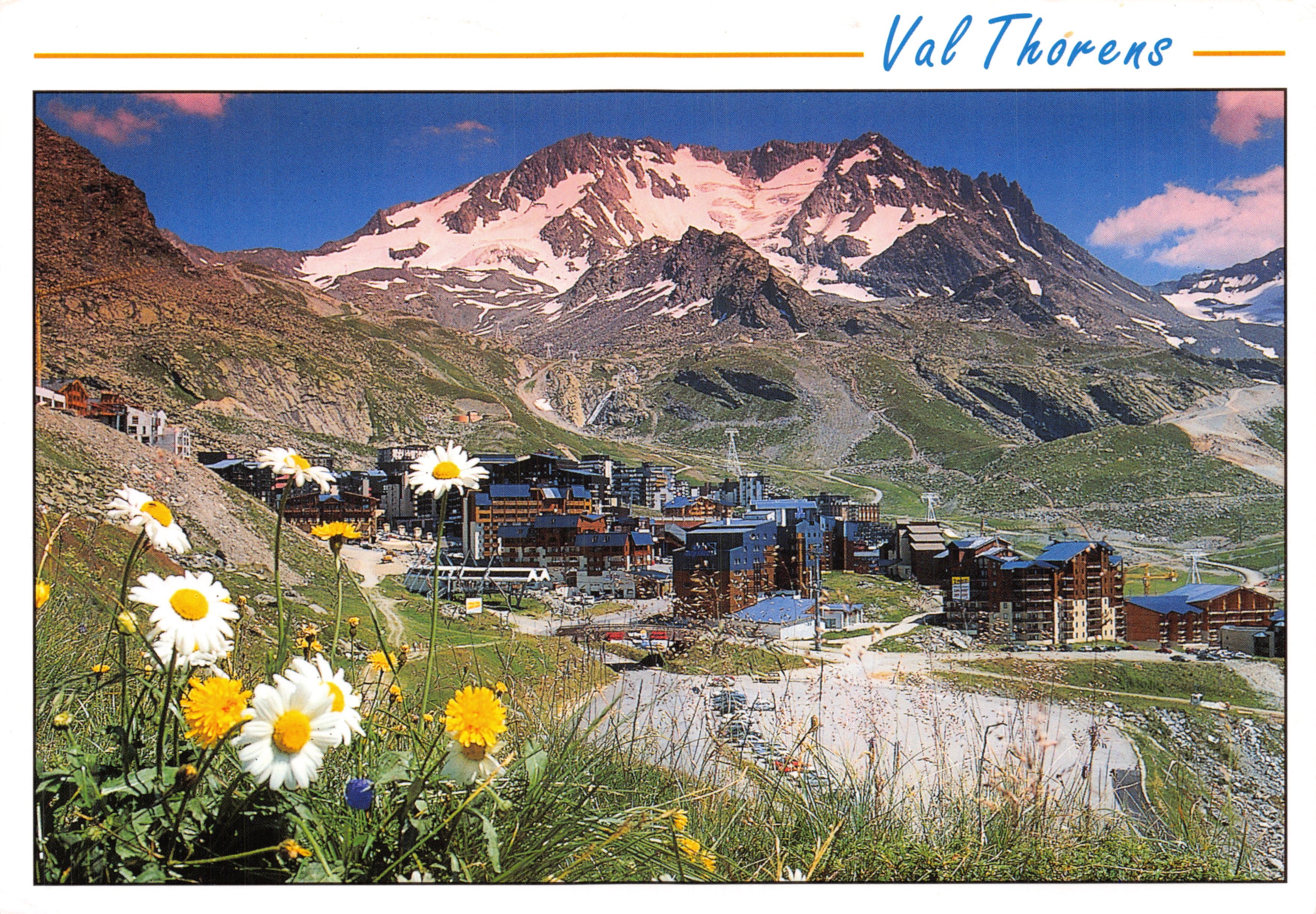 Val Thorens — vista panorámica con montaña nevada — Éditions REVALPILLE