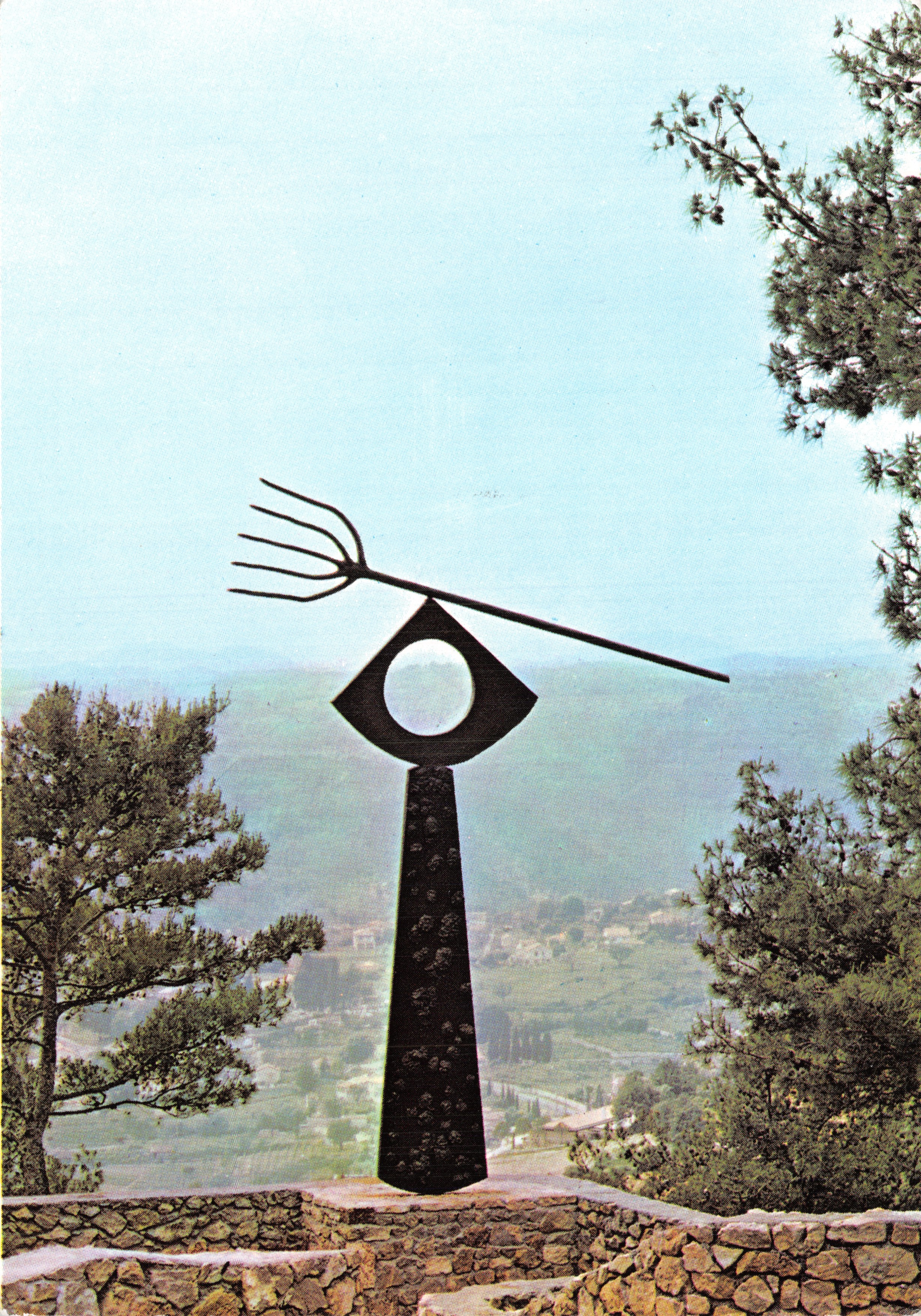 La Fourche — sculpture de Miró — Fondation Maeght, Saint-Paul de Vence