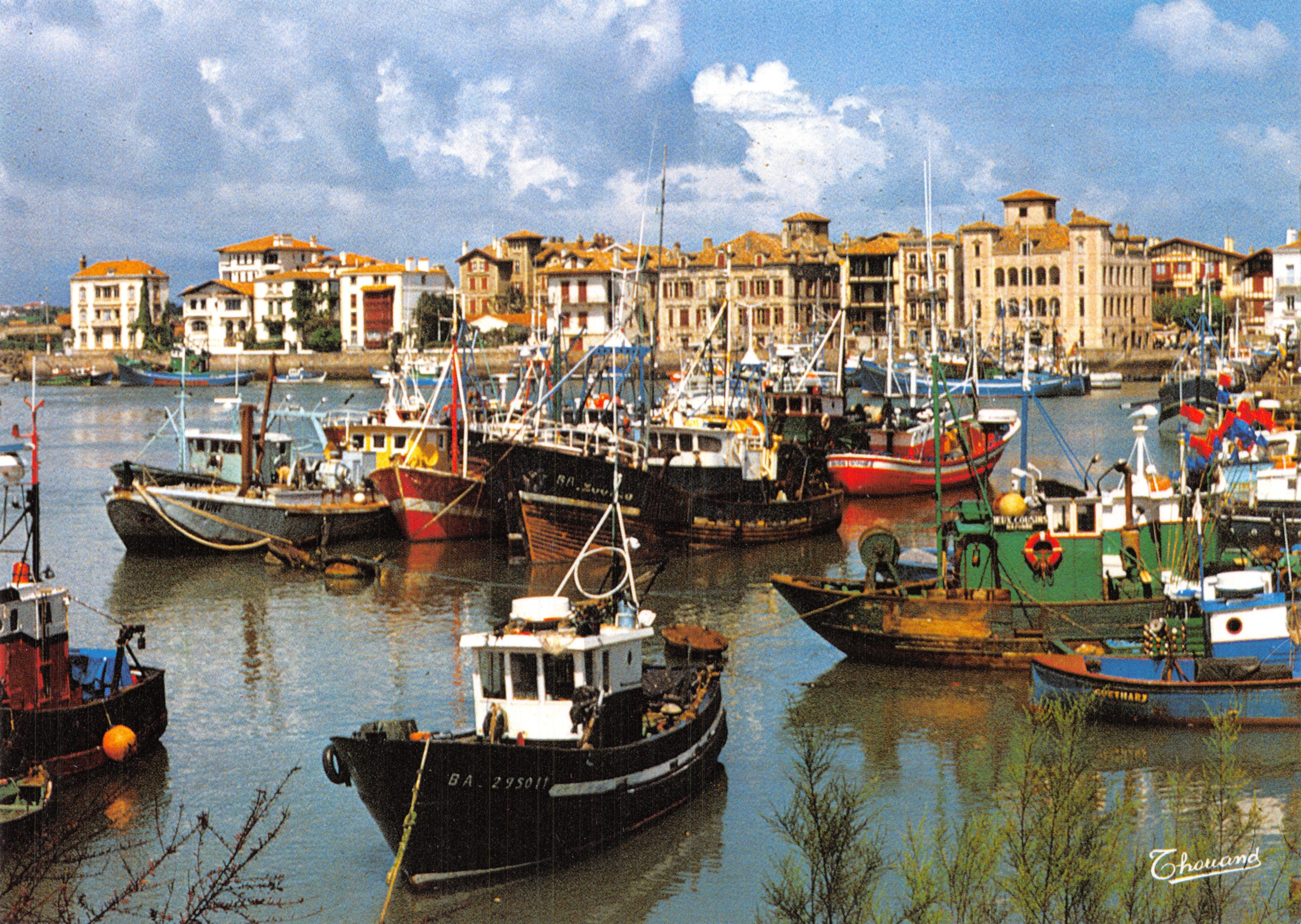 Saint-Jean-de-Luz — El puerto y la casa de la Infanta — Editor: Chouand