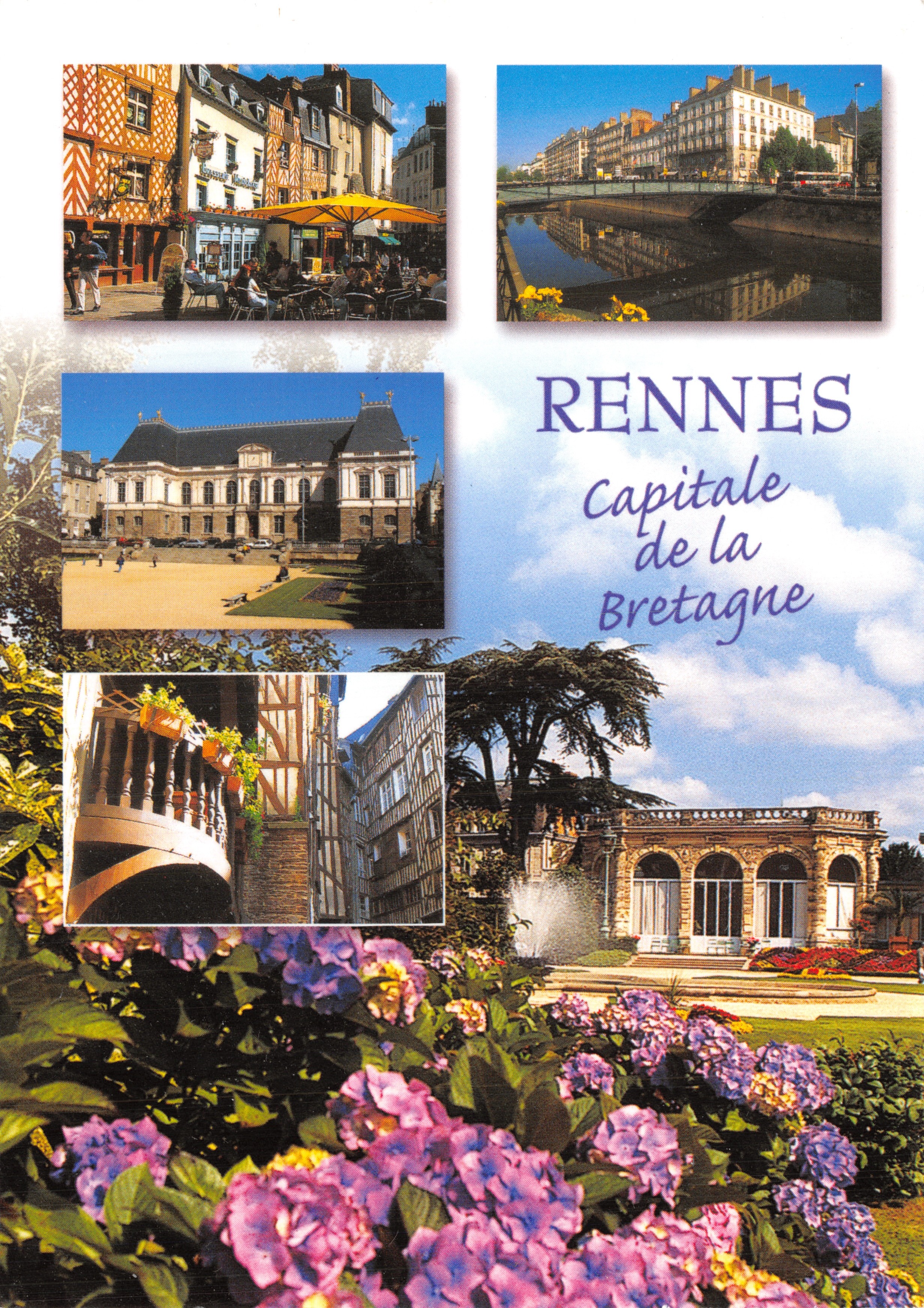 Rennes — hoofdstad van Bretagne — Éditions D. Le Duff