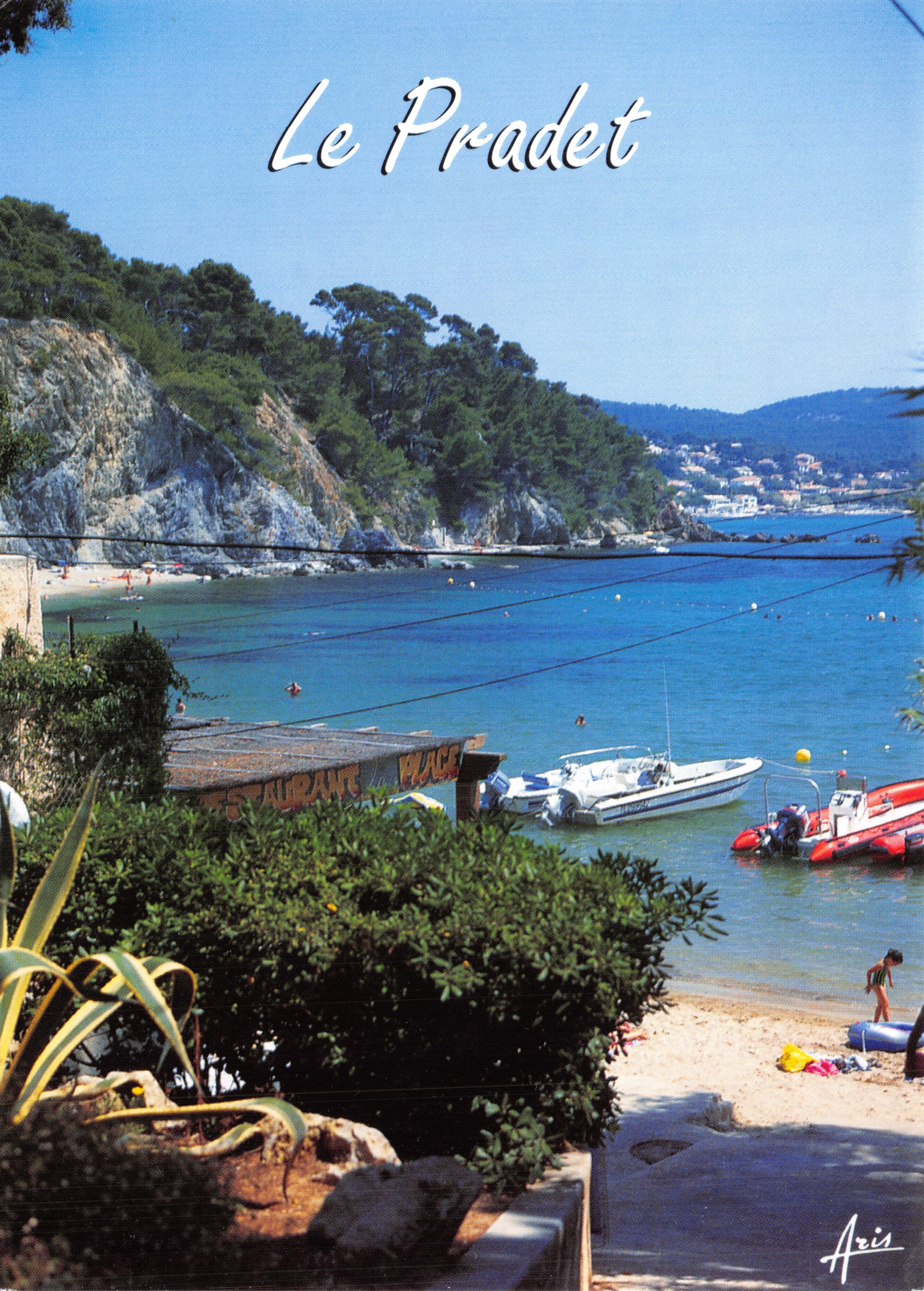 Le Pradet — vista della spiaggia delle Bonnettes — editore Aris