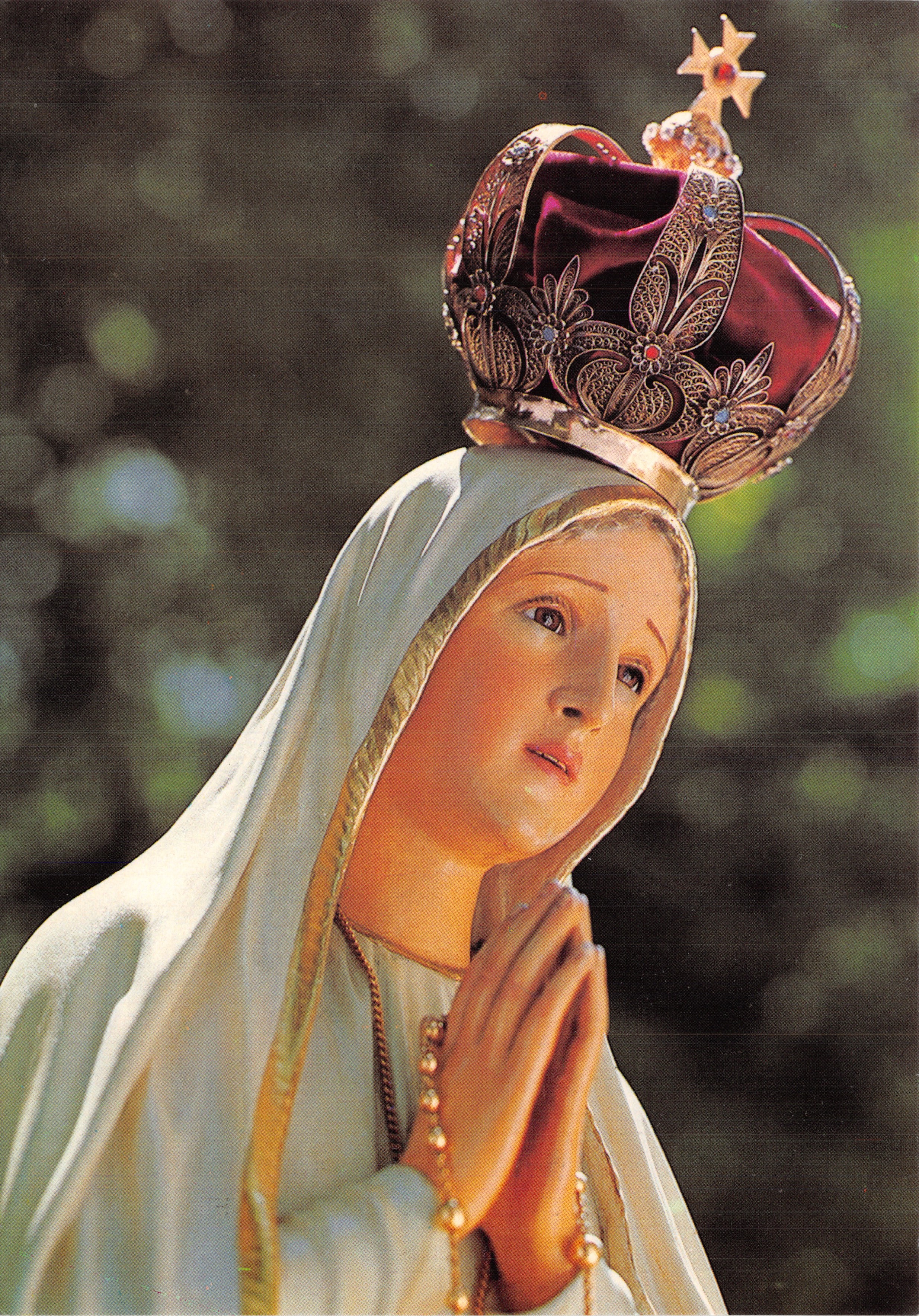 Notre-Dame de Fátima — statue pélerine — éditée pour Lumières sur l'Est