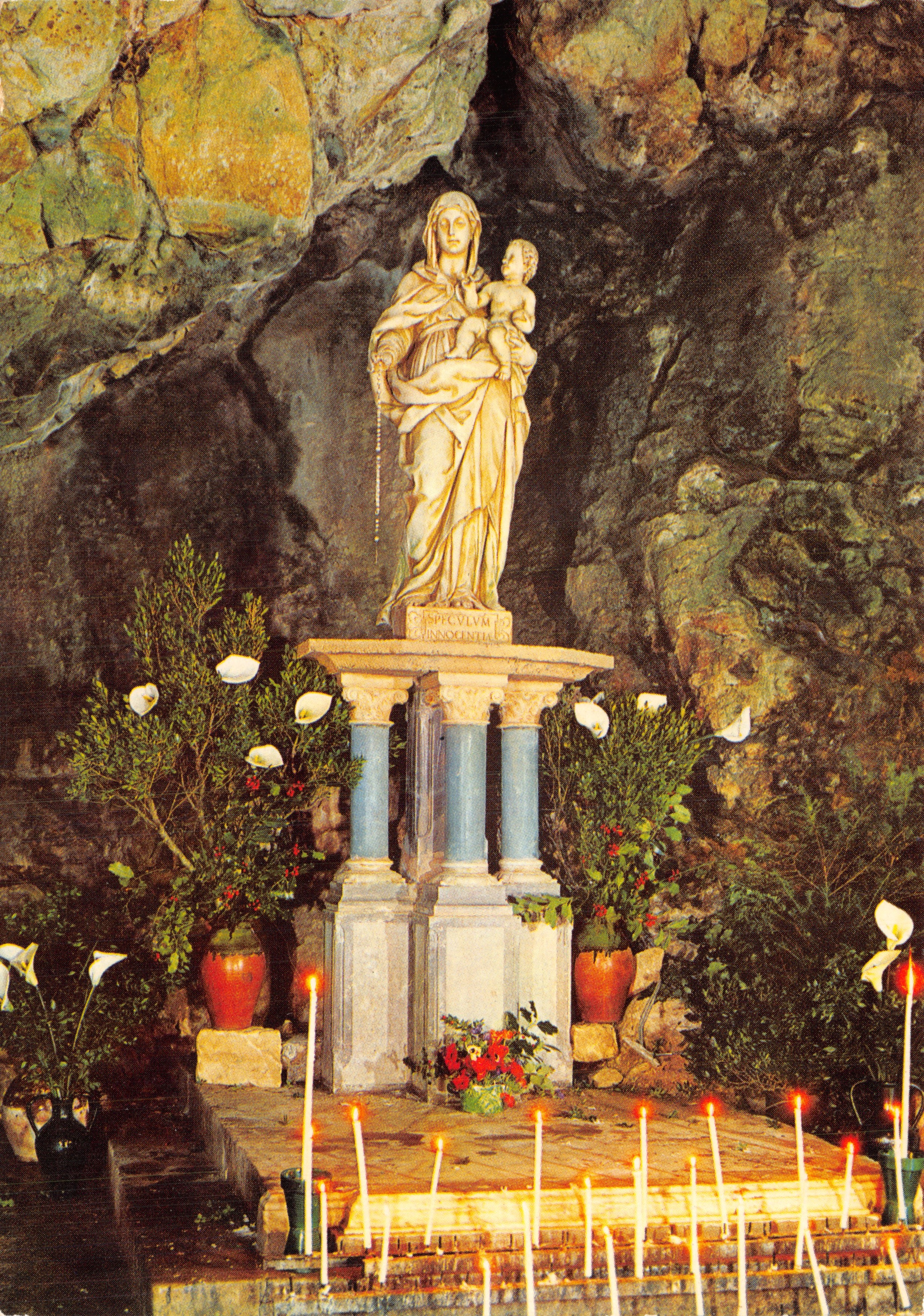 Grotte de la Sainte-Baume — Statue de Notre-Dame du Rosaire — Verleger: Société Italo-Color