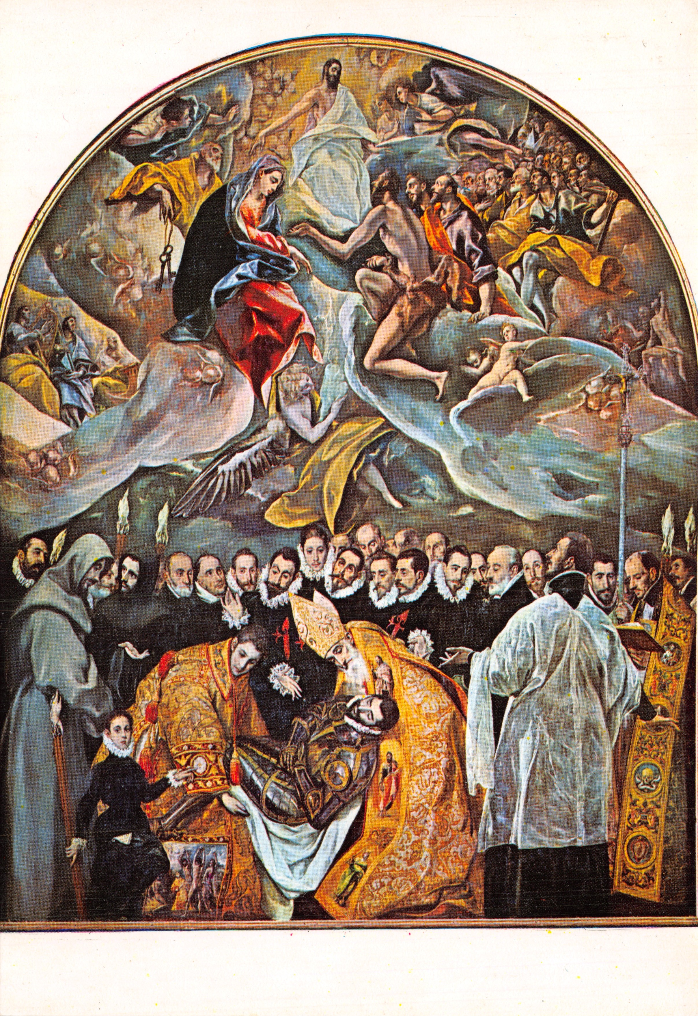 Entierro del Conde de Orgaz — toile de El Greco — éditeur JULIO DE LA CRUZ