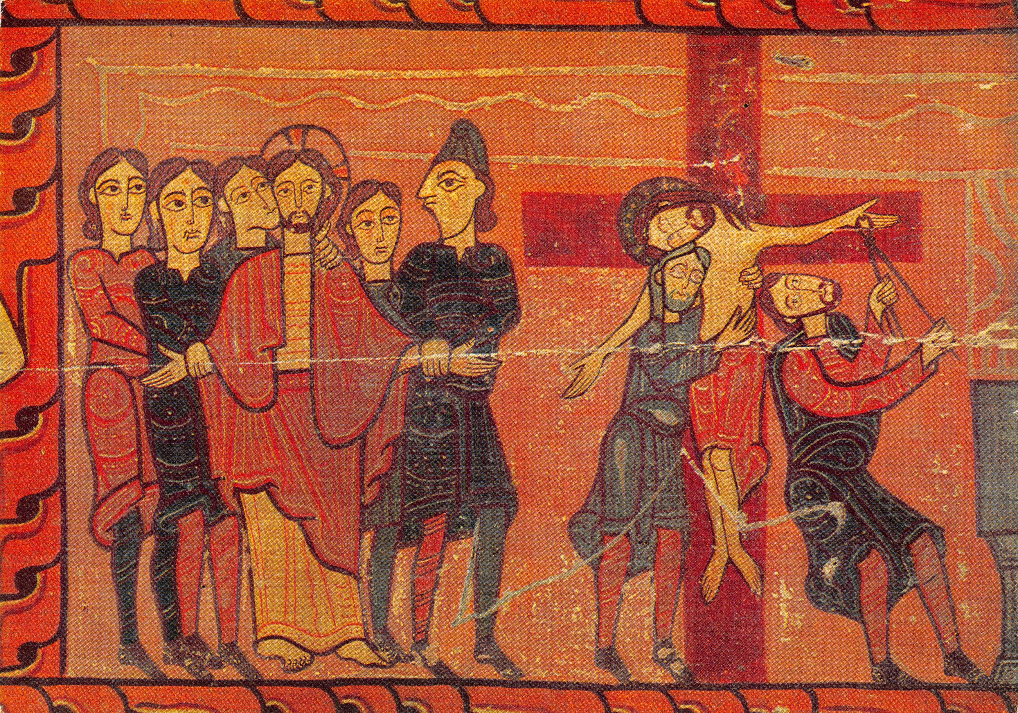 Seite des Altars — Verhaftung und Abnahme Jesu — LA POLIGRAFIA S.A. - BARCELONA, 54 - BAMES