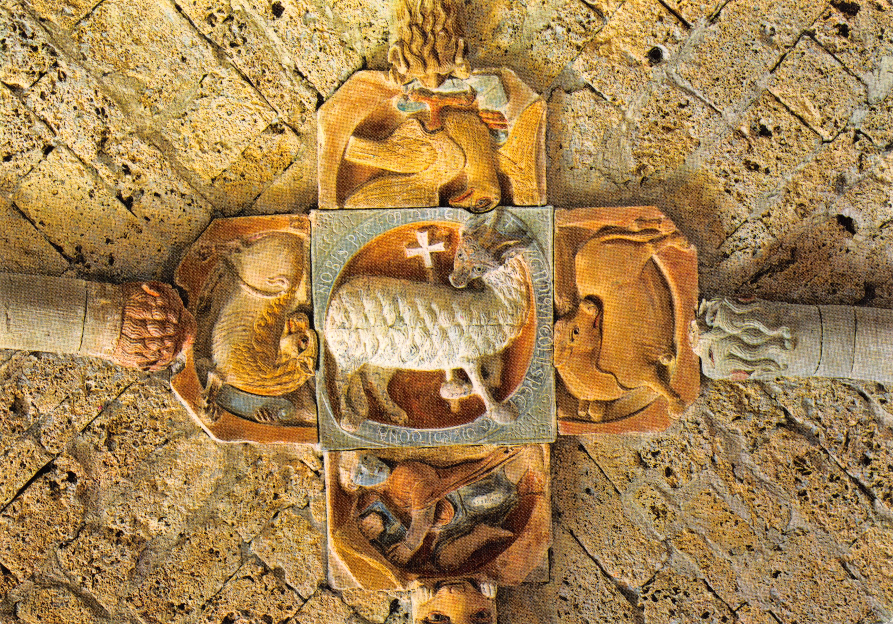 Moniales des Ordens von St-Dominique — Gewölbeschluss der romanischen Kirche — Studio Tullins
