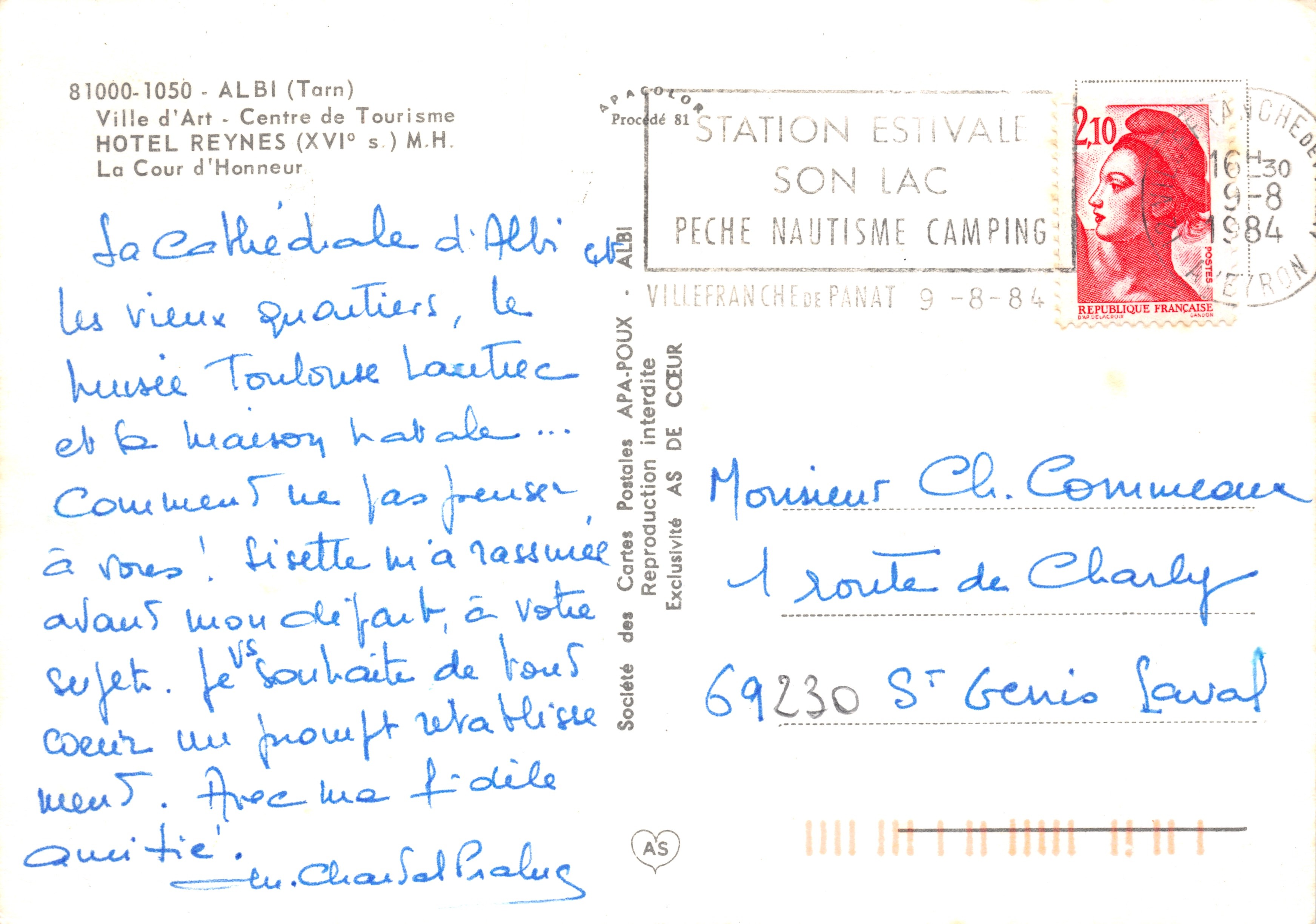 Cour d'Honneur — Hotel Reyne (16e eeuw) — AS, Albi — Achterkant