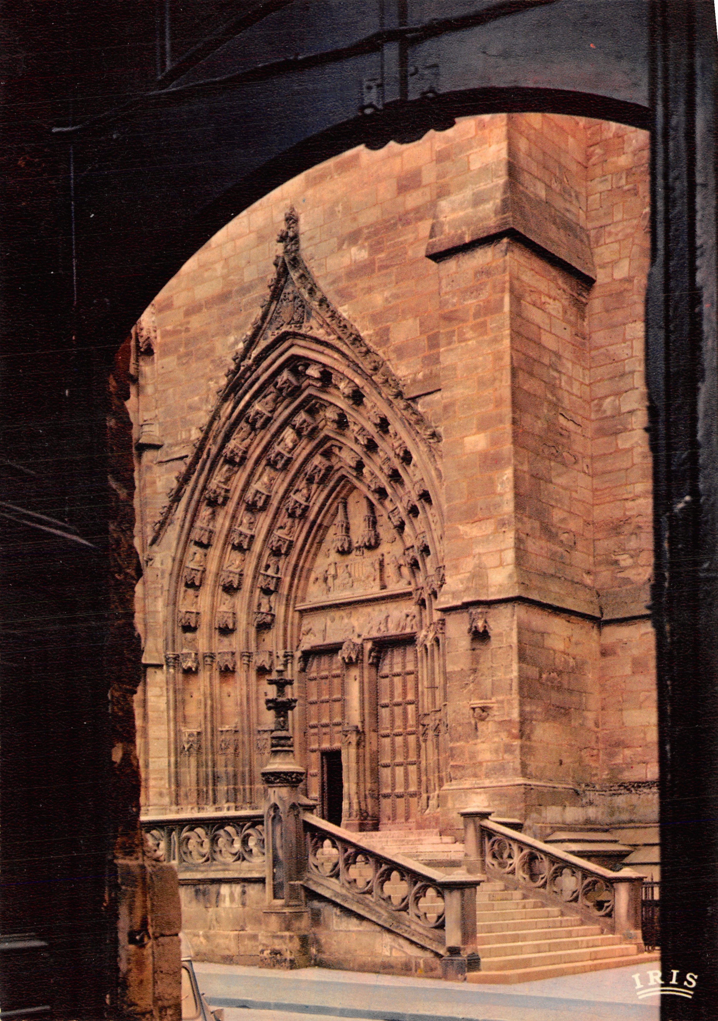 Rodez — Noordpoort van de Kathedraal Notre-Dame (XIVe-XVe e.) — Éditions Modernes « Théoljac »