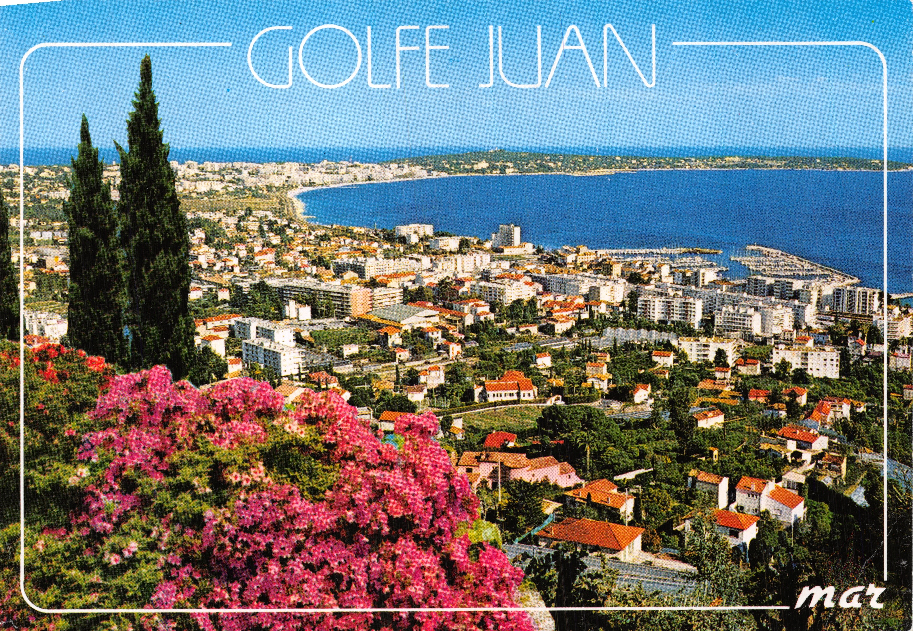 Golfe Juan — Vista general desde un promontorio — editor MAR