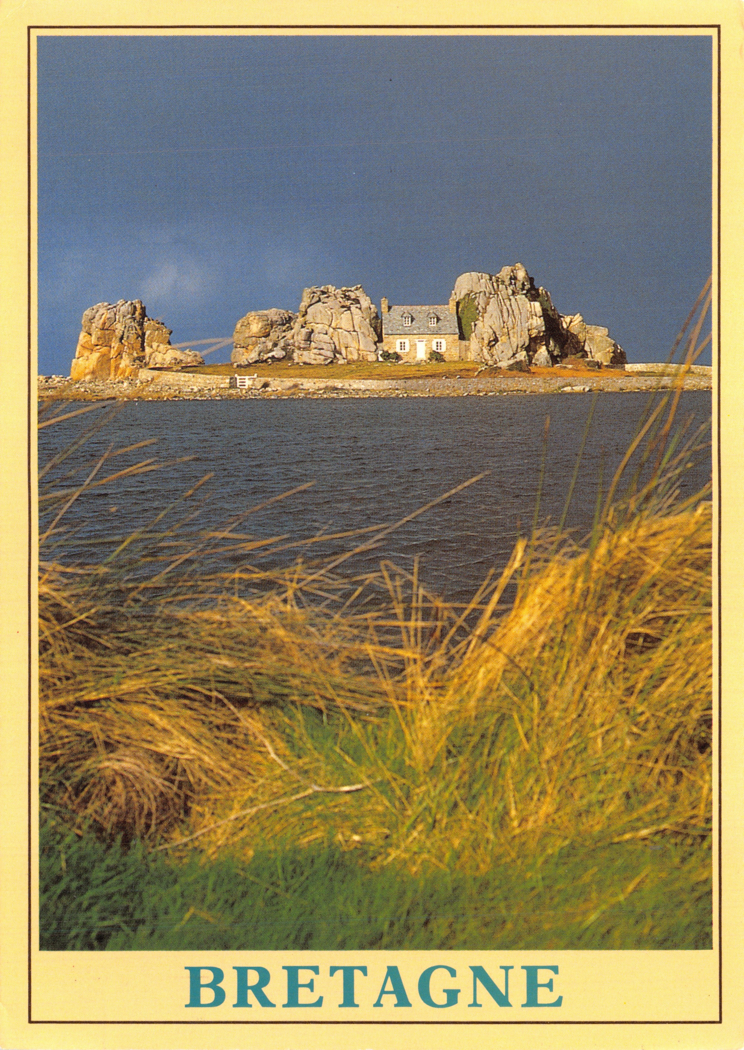 Casa típica entre las rocas — Bretaña — Editions d'Art 'JACK' n°22700