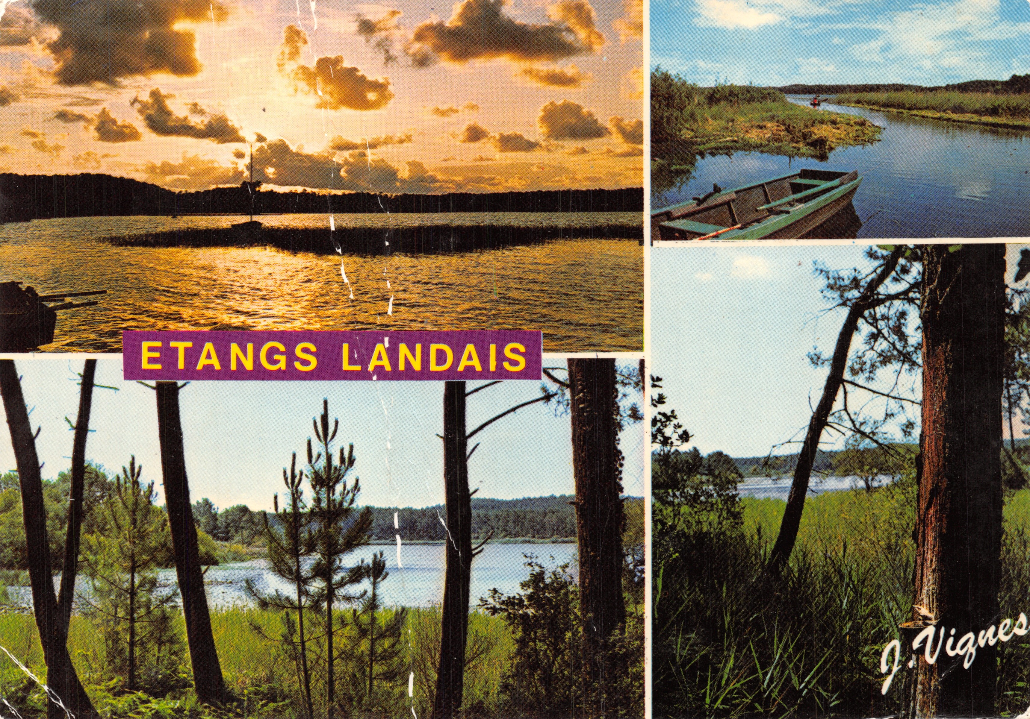 Landais-Seen — Landschaft aus Seen und Wäldern — J. Vignes
