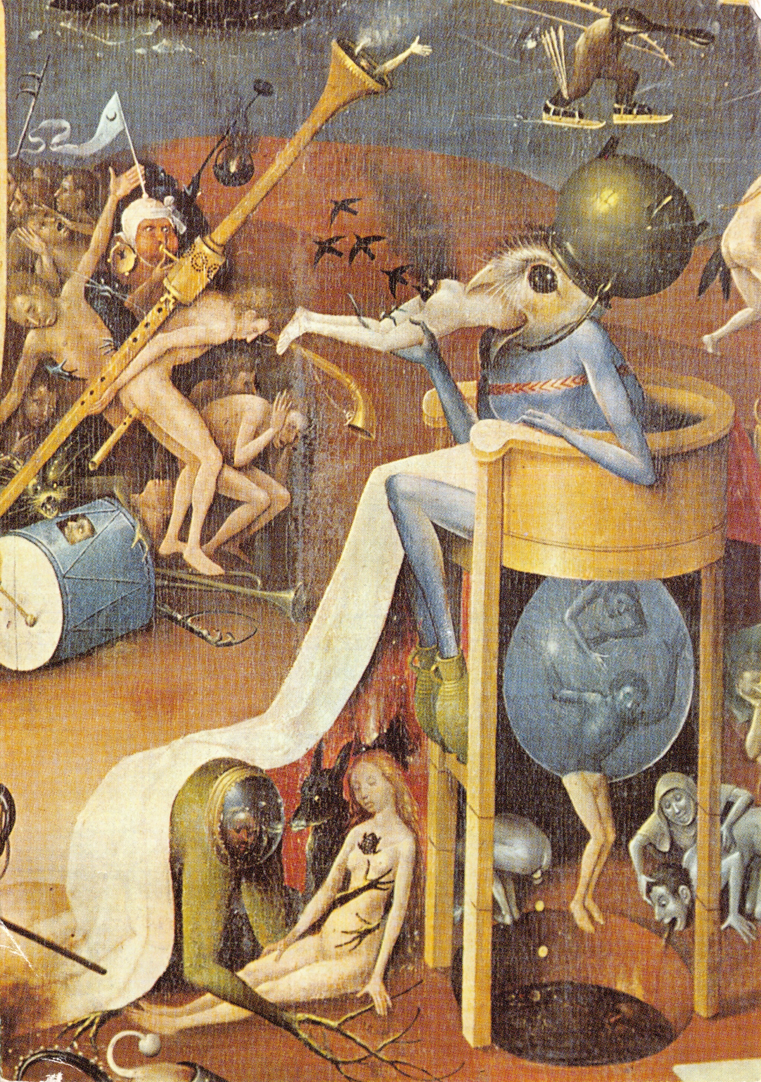 Jardin des délices — fresque de Bosch — éditeur Silex, n° P-52