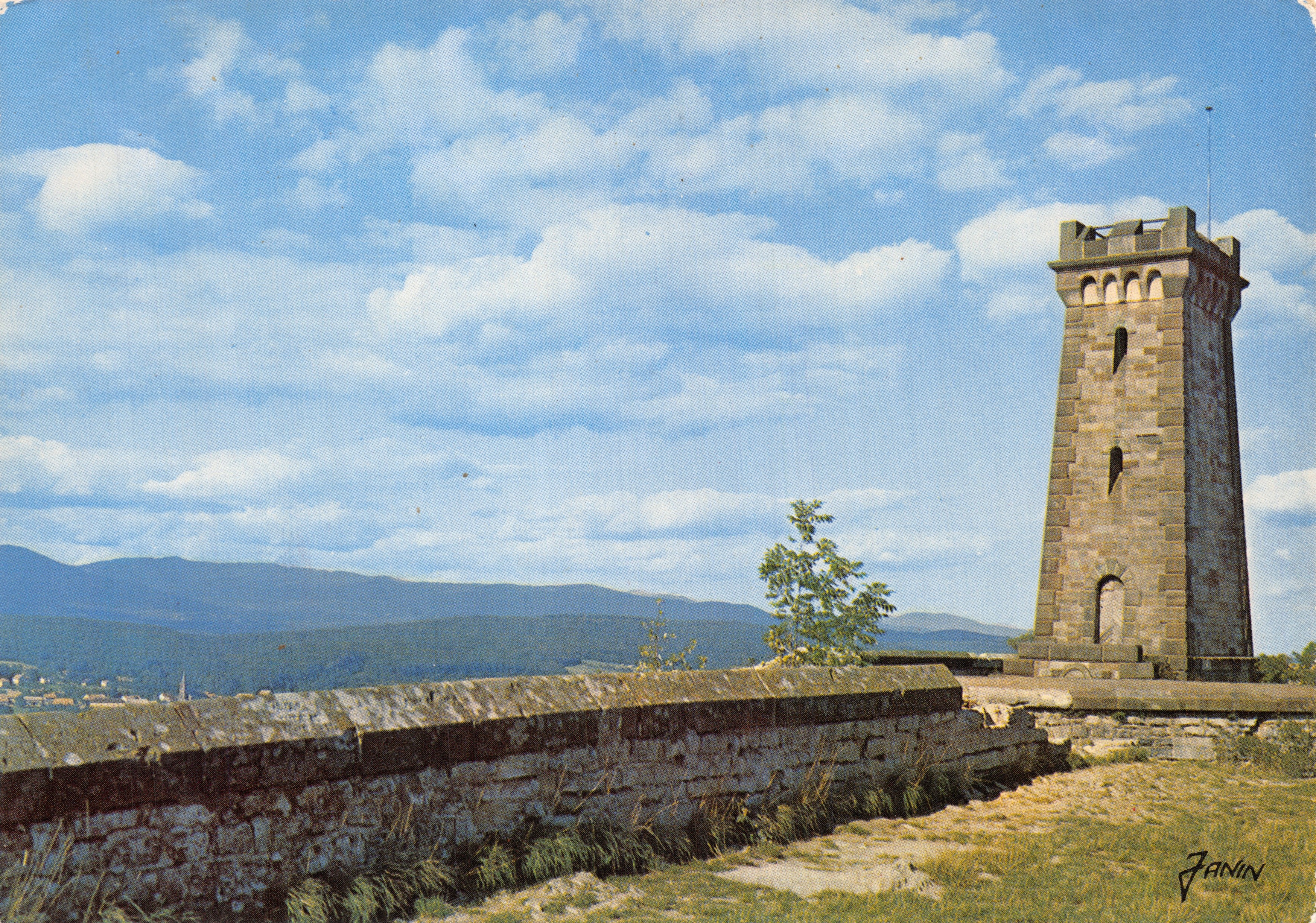 La Tour de la Moitte — vue panoramique depuis le sommet — éditeur JANIN