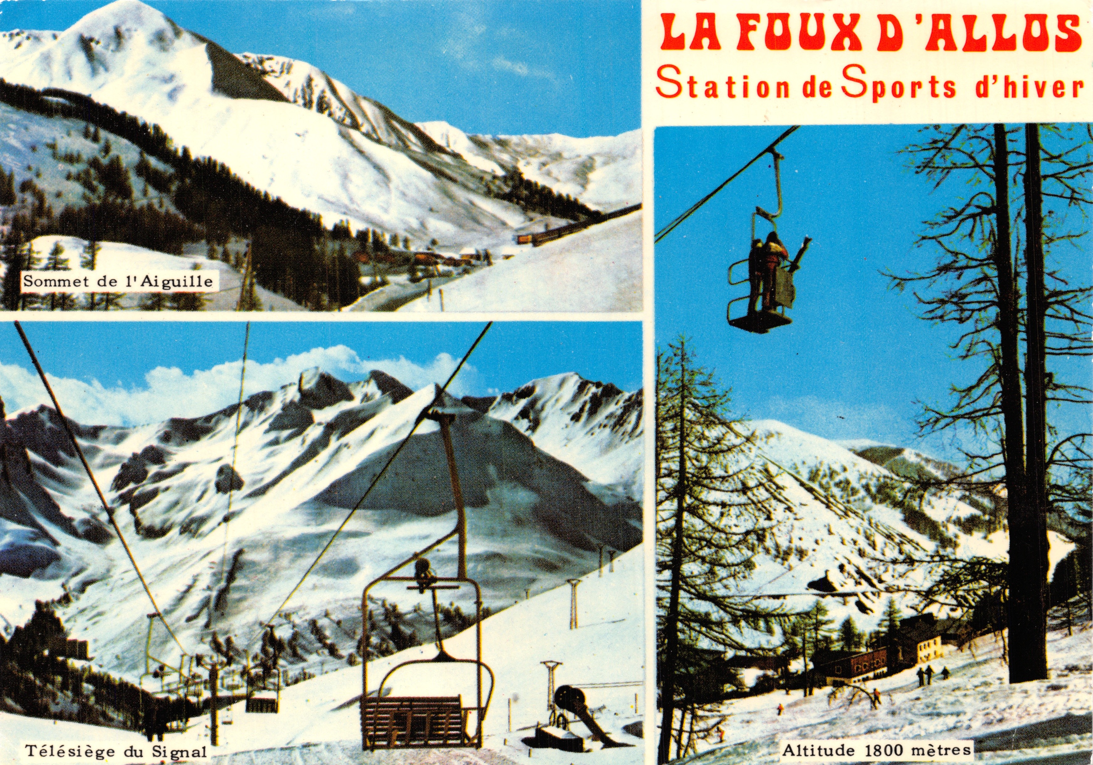 La Fouxd'Allos — Station de Sports d'hiver — Éditeur OSET COLOR ADIA