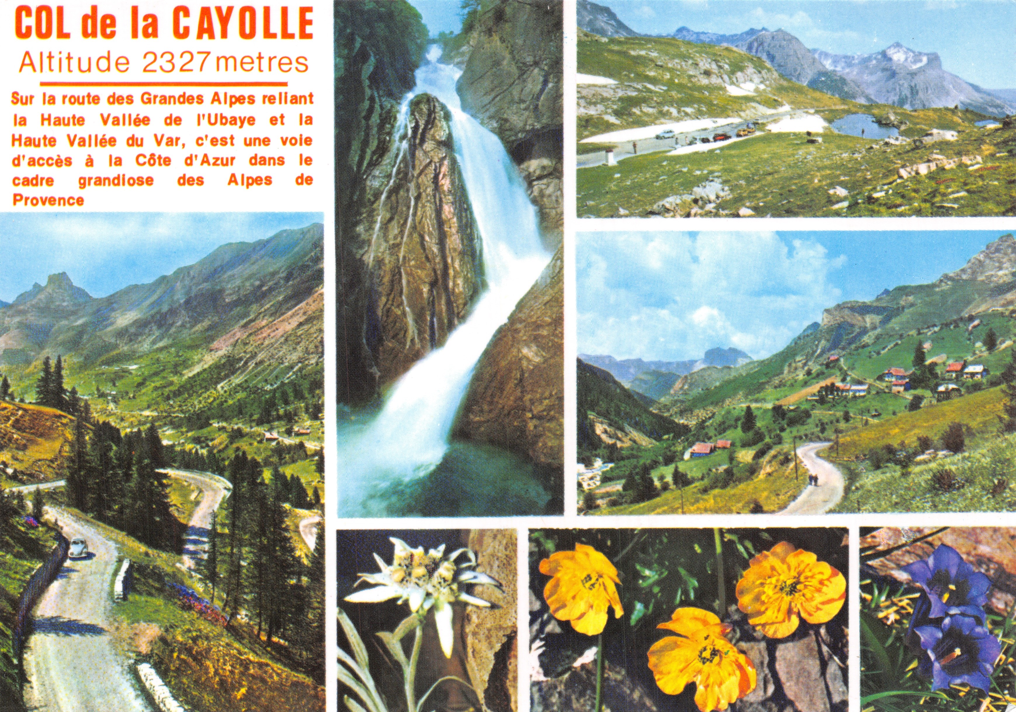Col de la Cayolle — Altitude 2327 mètres — Éditeur Editions Photoguy