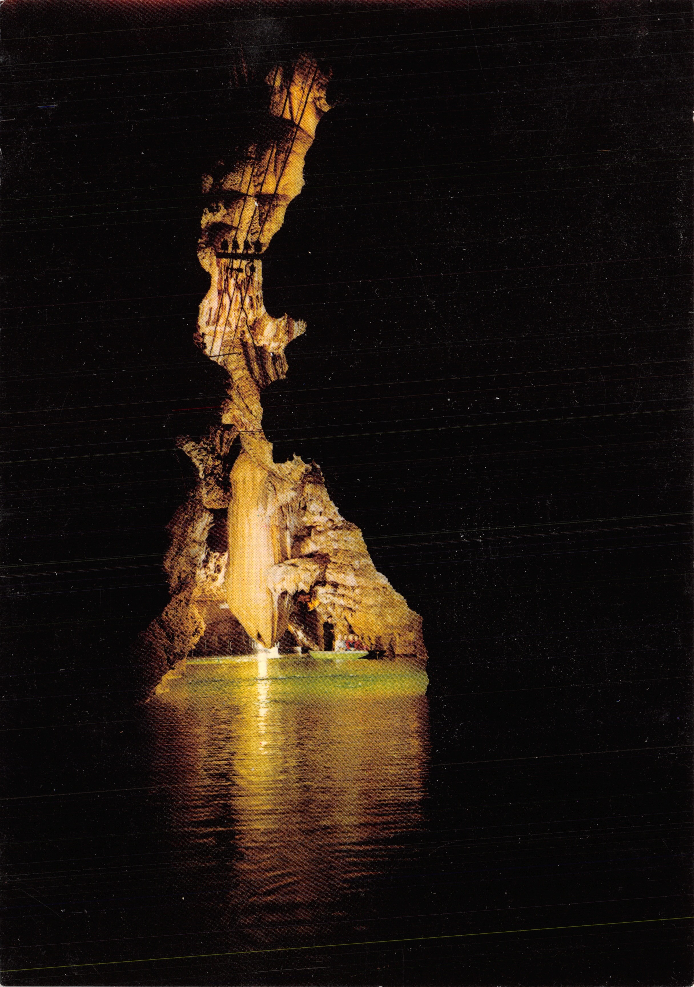 Gouffre de Padirac — uitzicht op het meer van de regen, de rivier plane — Éditions C. Taillefer