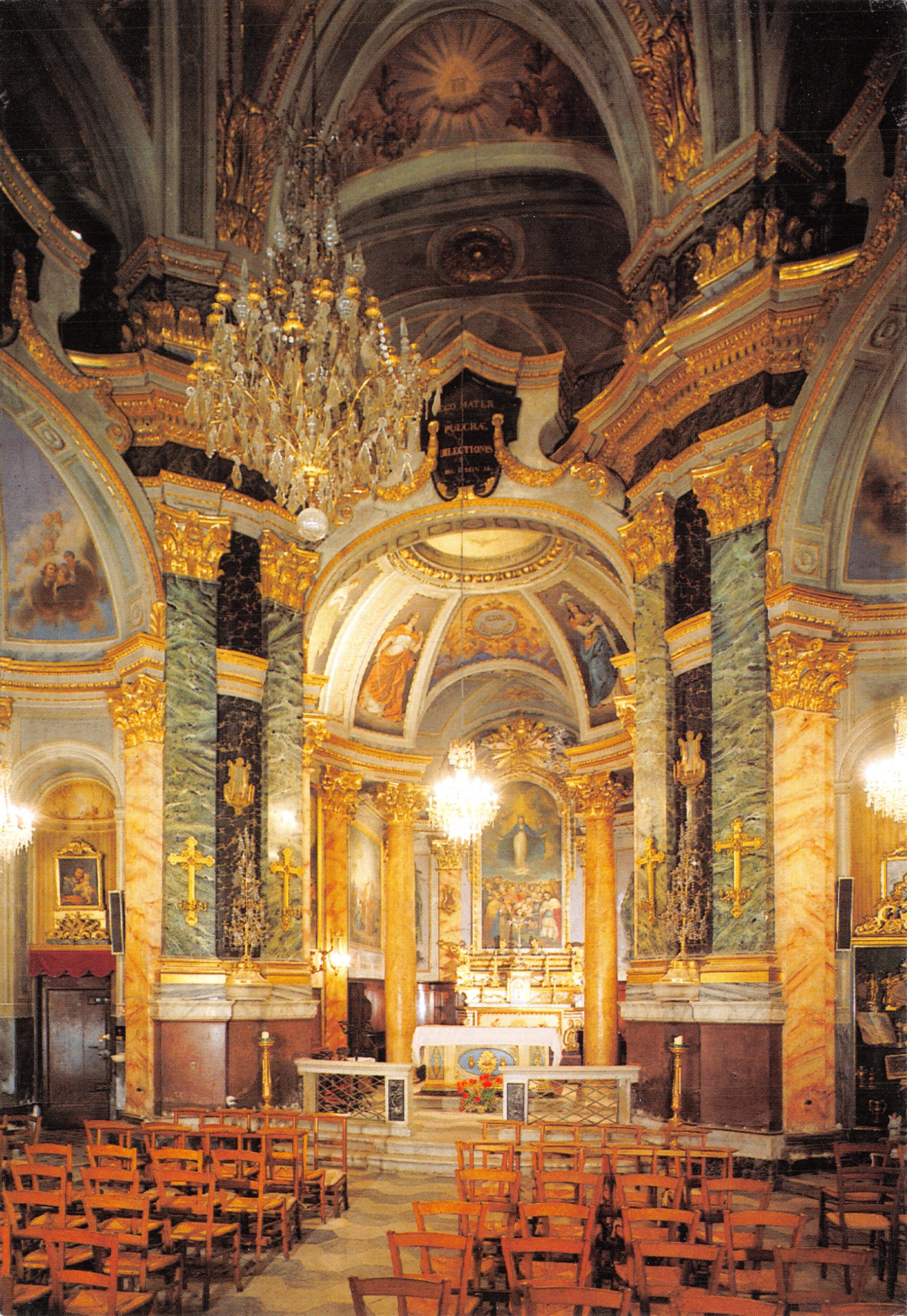 Intérieur de la Chapelle de la Miséricorde — éditeur Archiconfrérie des Pénitents Noirs de Nice