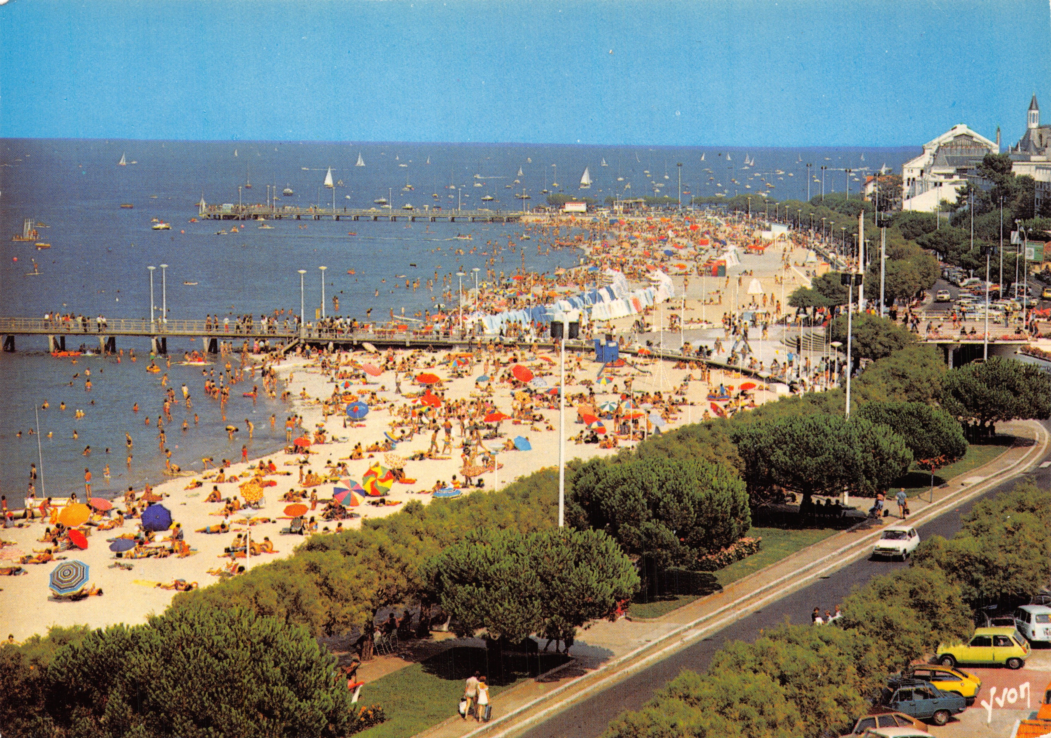Arcachon — La spiaggia e le 2 dighe — Éditions d'art Yvon