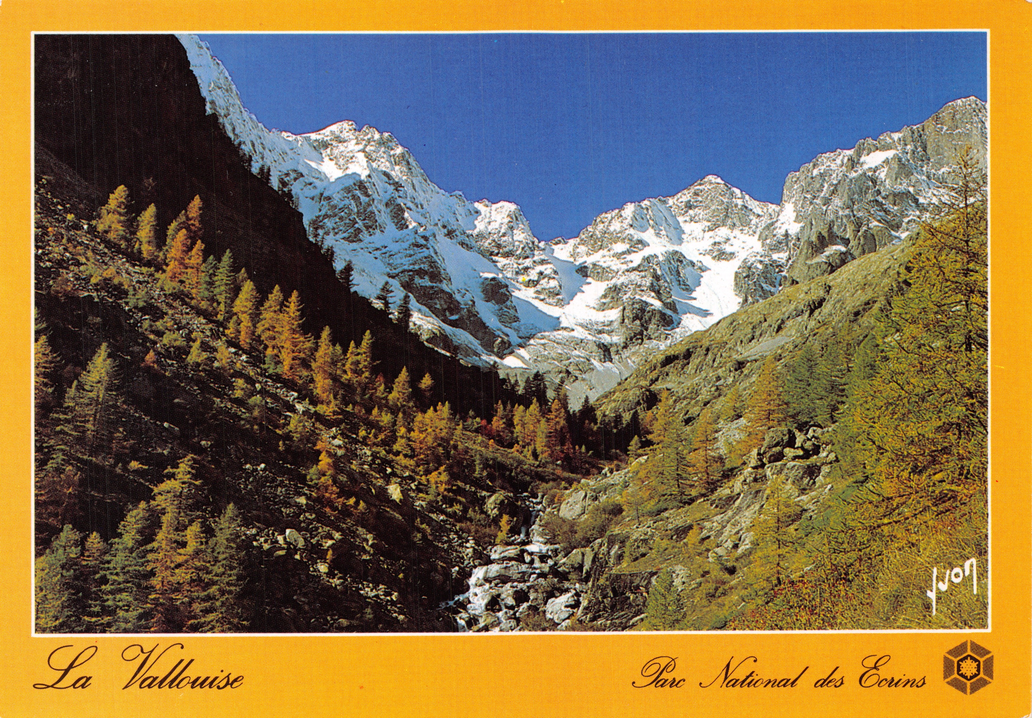La Vallouise — vue de la vallée en automne au sein du Parc National des Écrins — éditeur Yvon